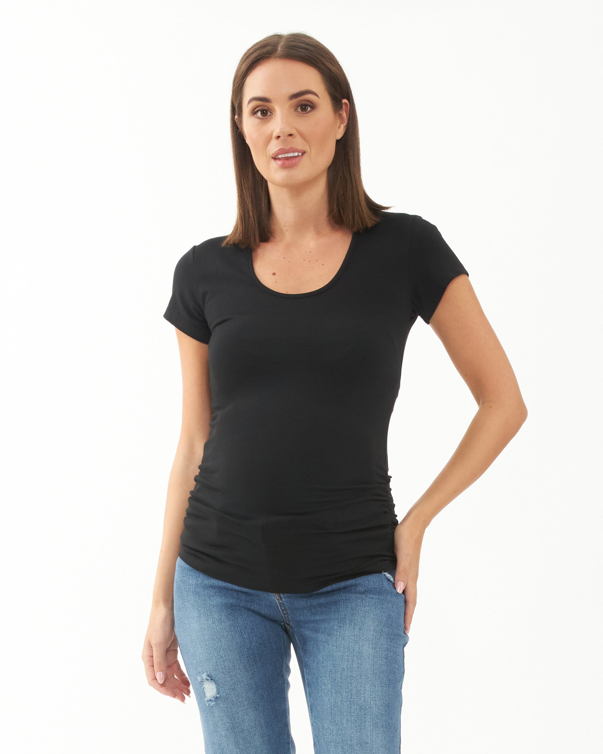 Organic Tube Tee Black