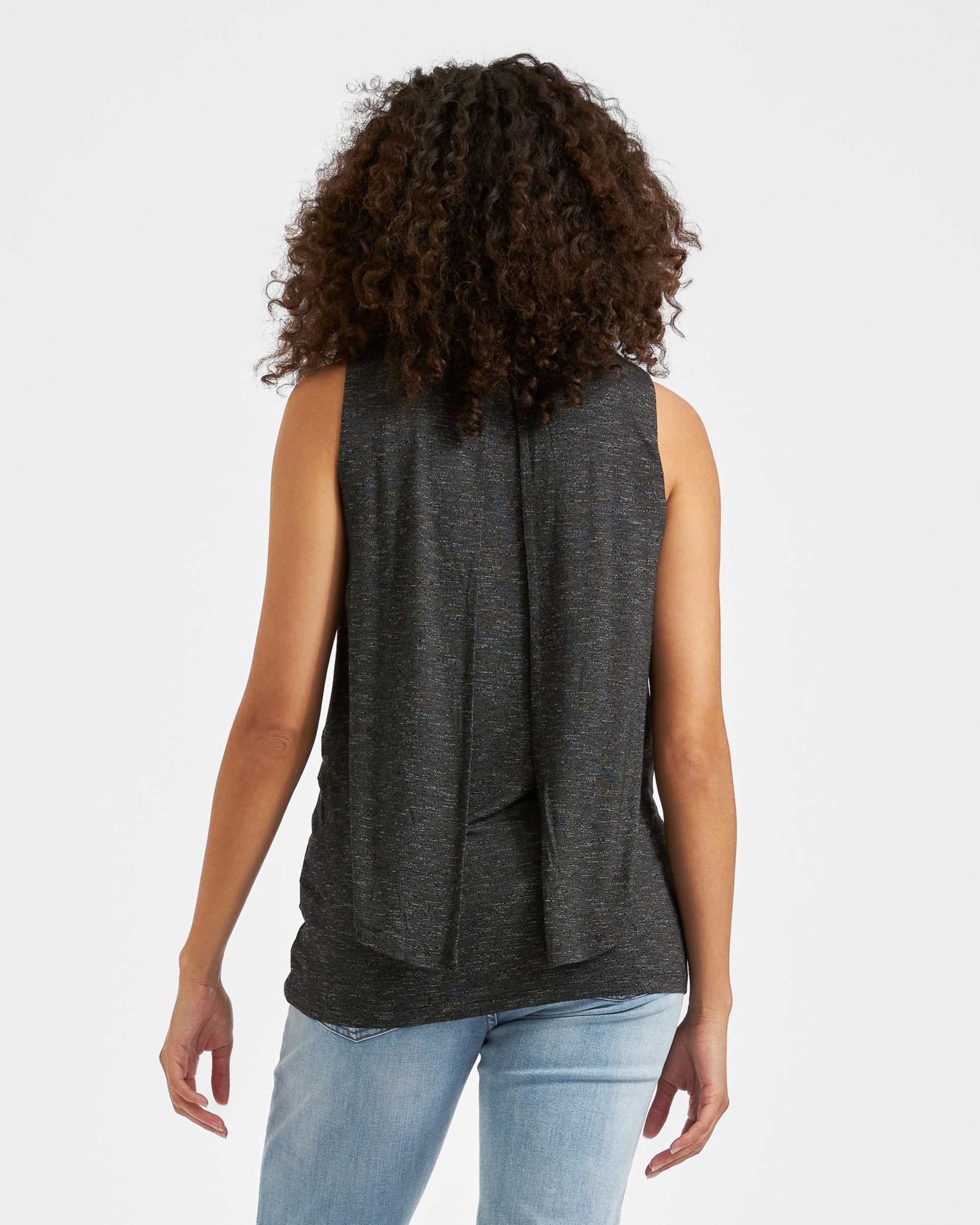 Summer Swing Back Nursing Tank Granite