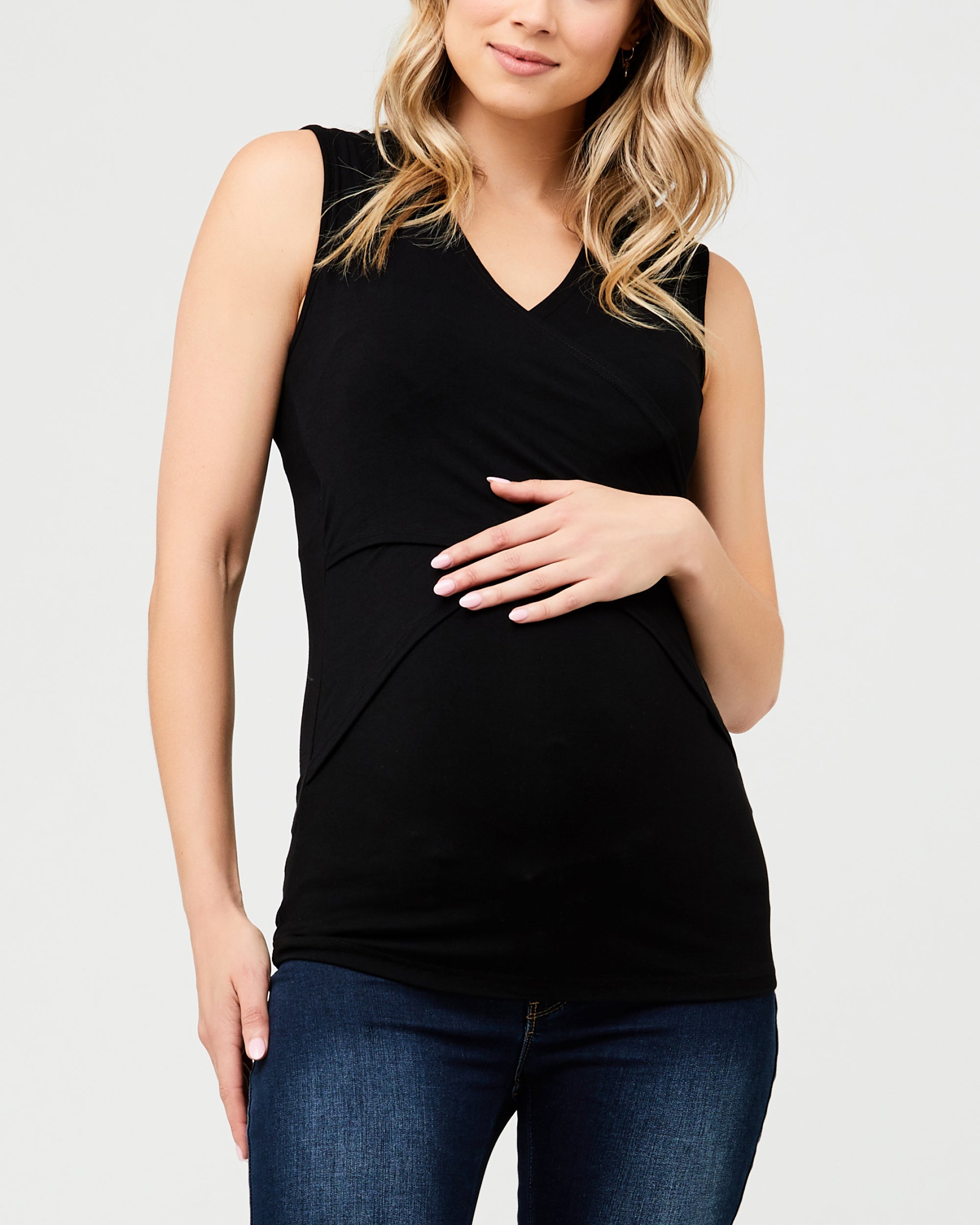 Embrace Nursing Tank Black