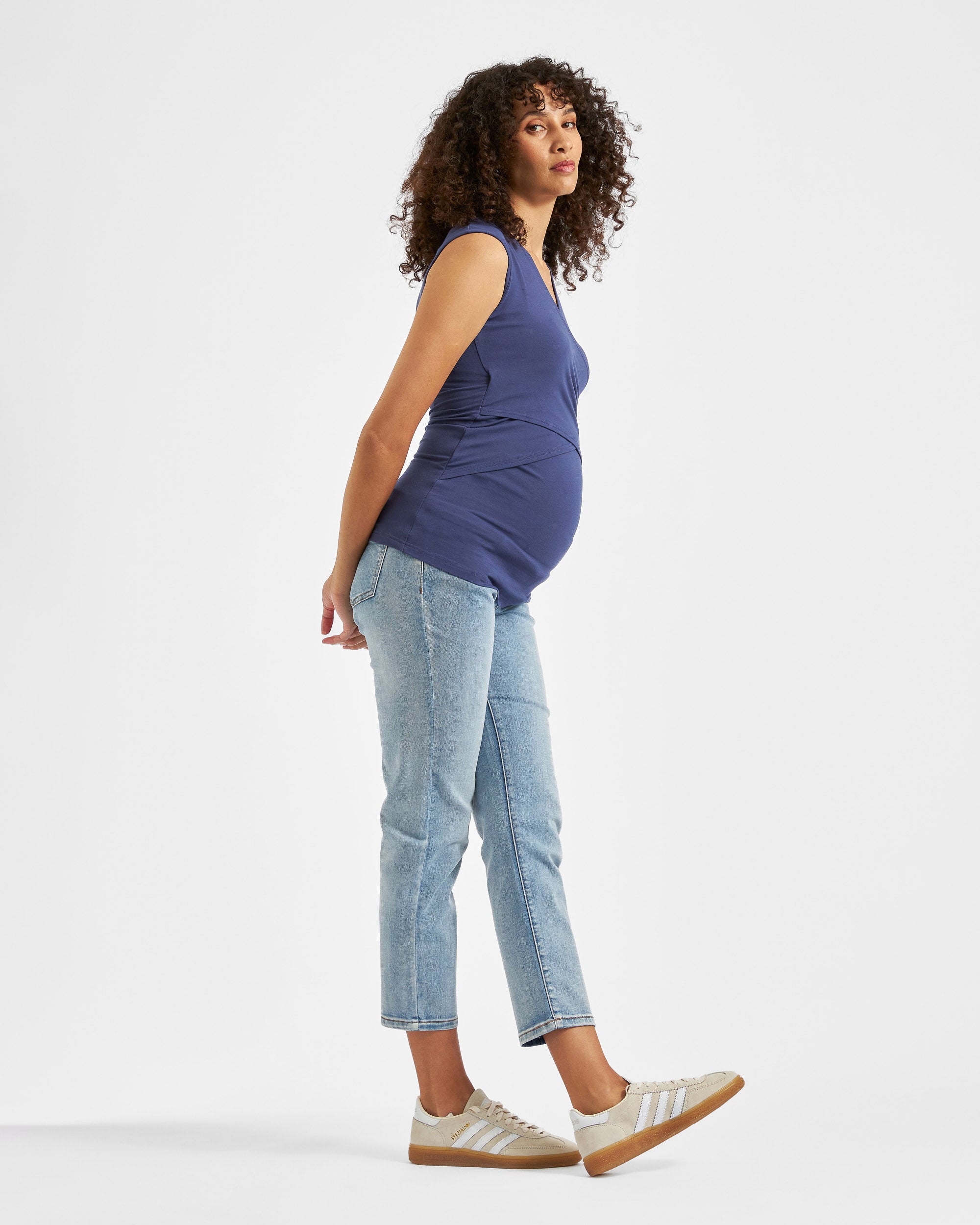 Embrace Nursing Tank Indigo