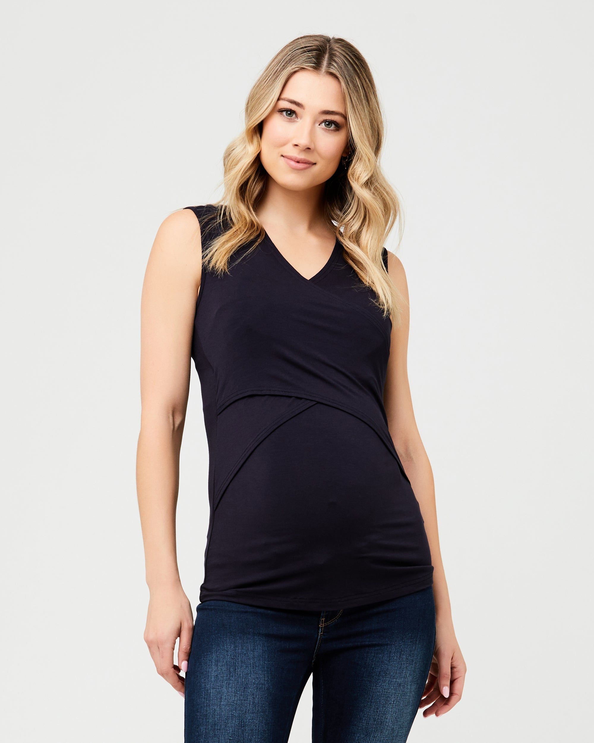 Embrace Nursing Tank New Navy