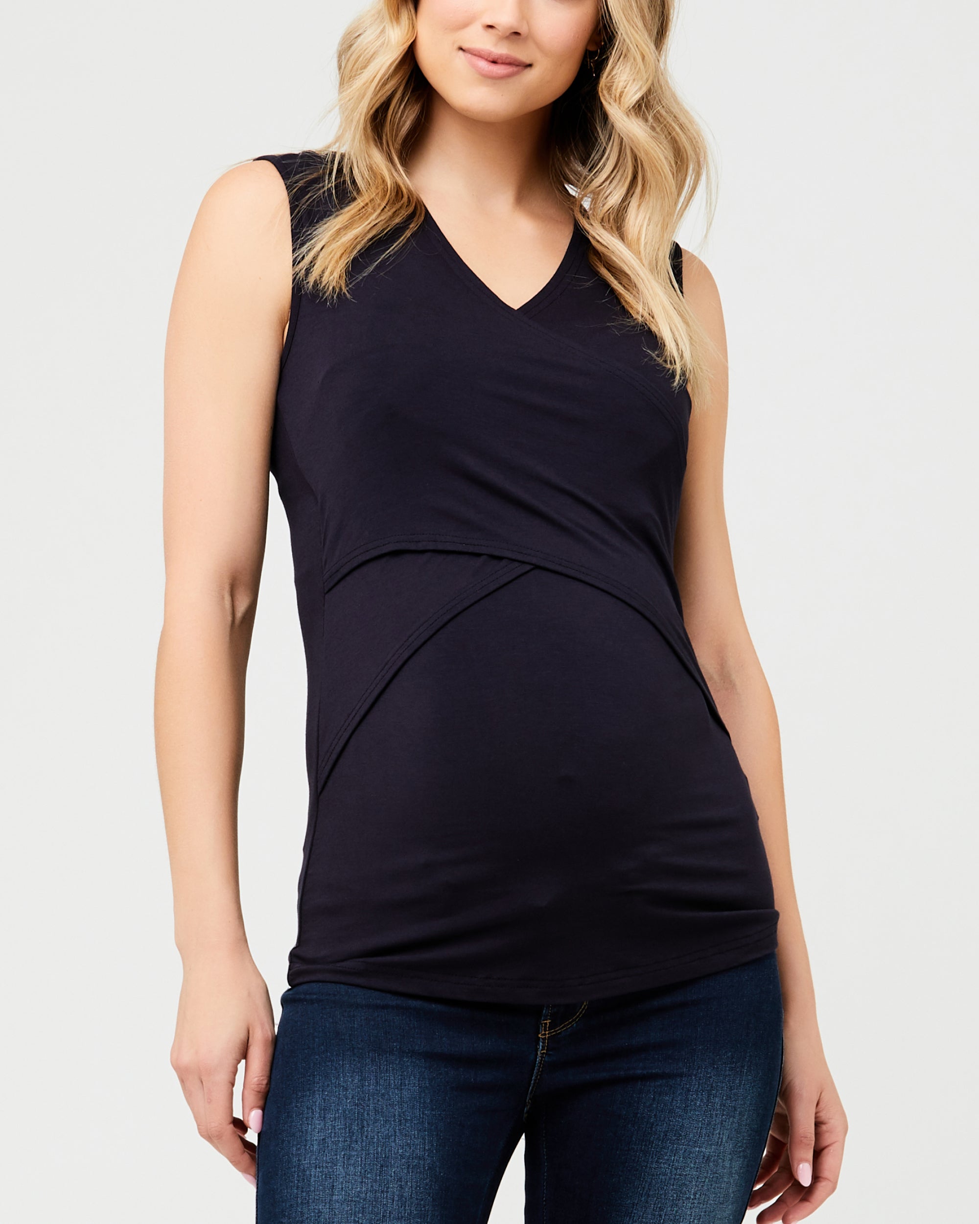 Embrace Nursing Tank New Navy