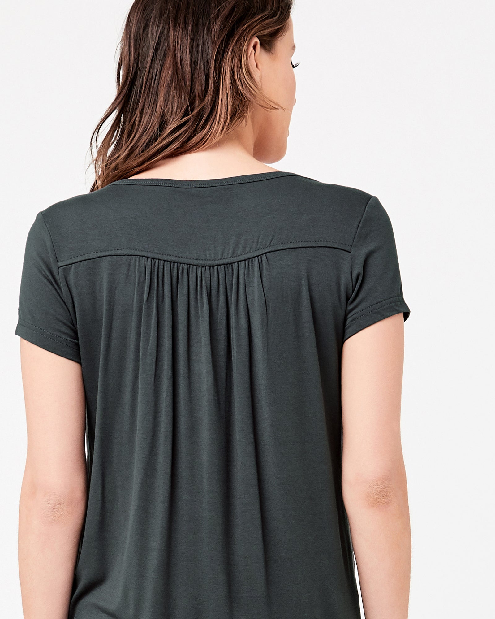 Lara Nursing Tee Gravel