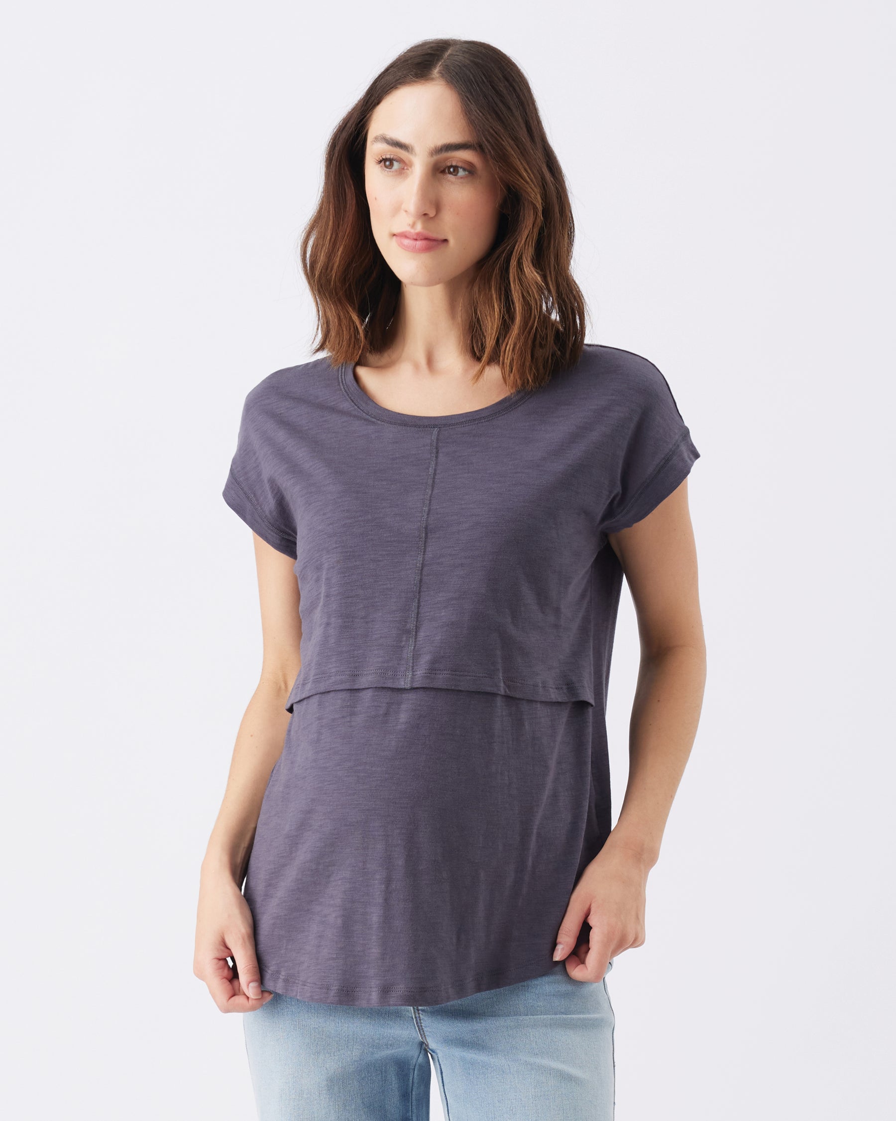 Richie Nursing Tee Slate