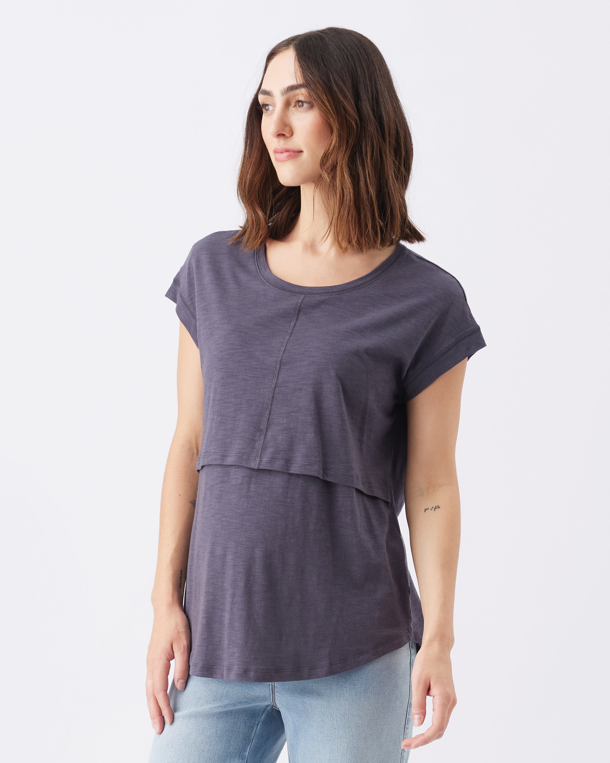 Richie Nursing Tee Slate
