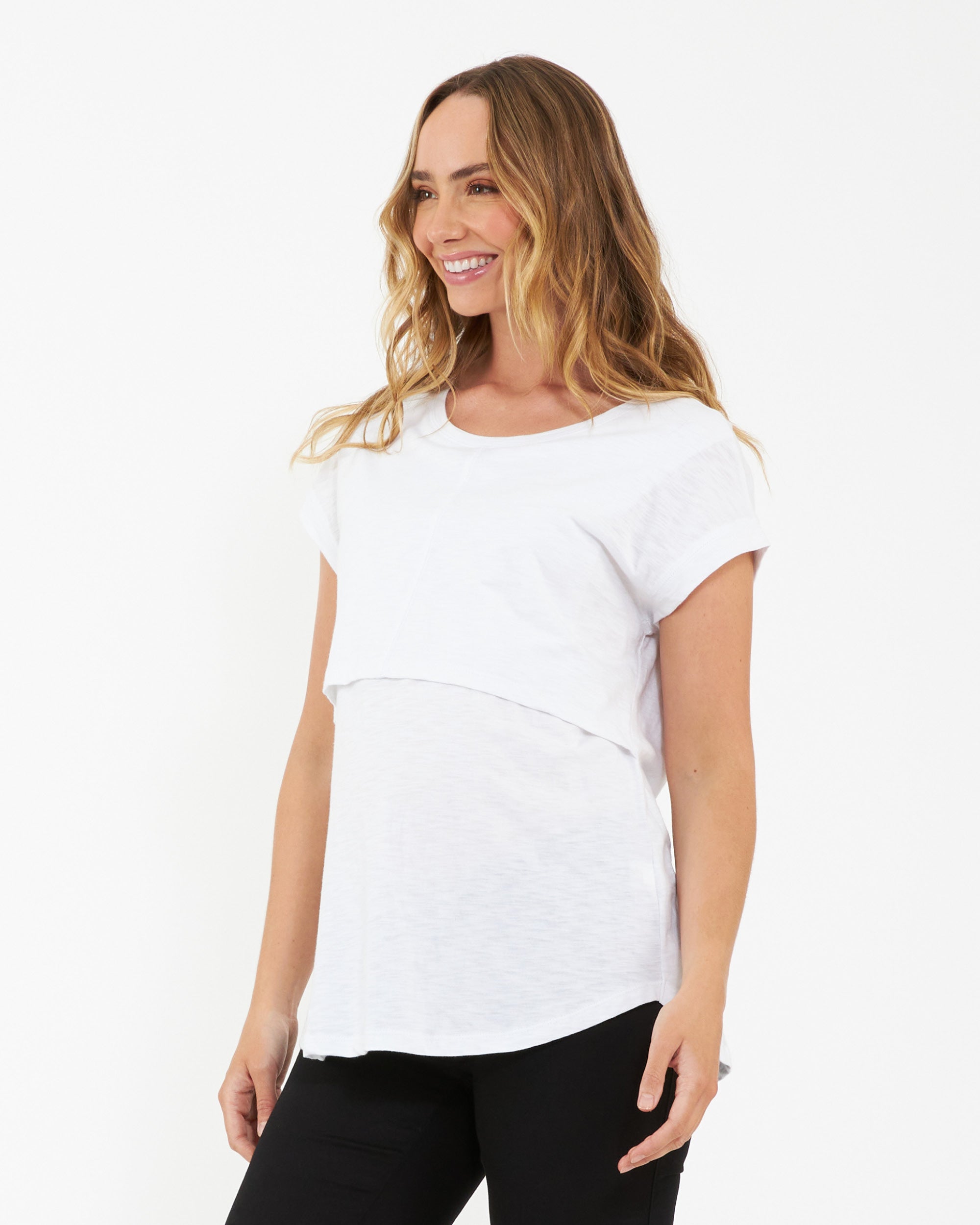 Richie Nursing Tee White