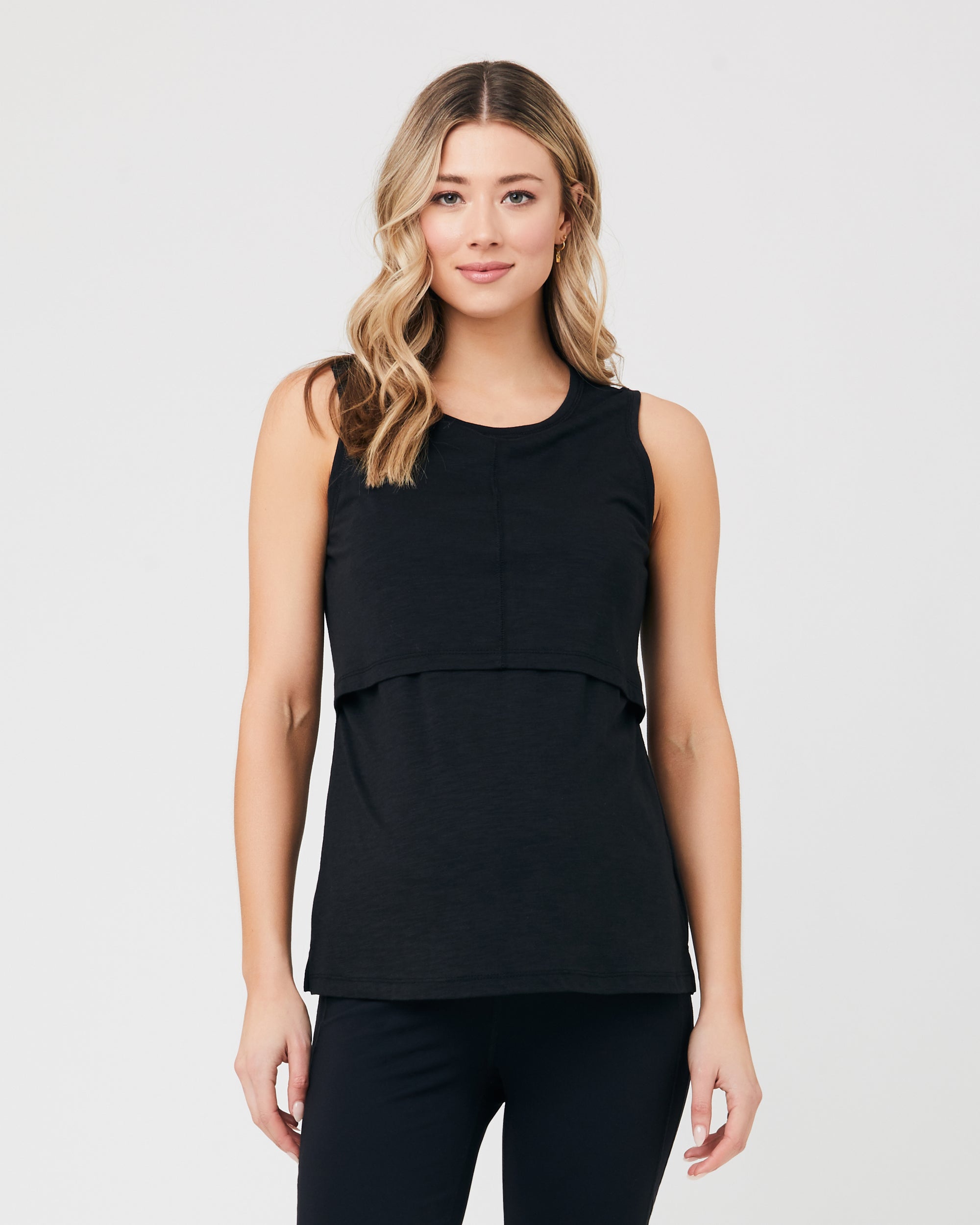 Richie Nursing Tank  Black