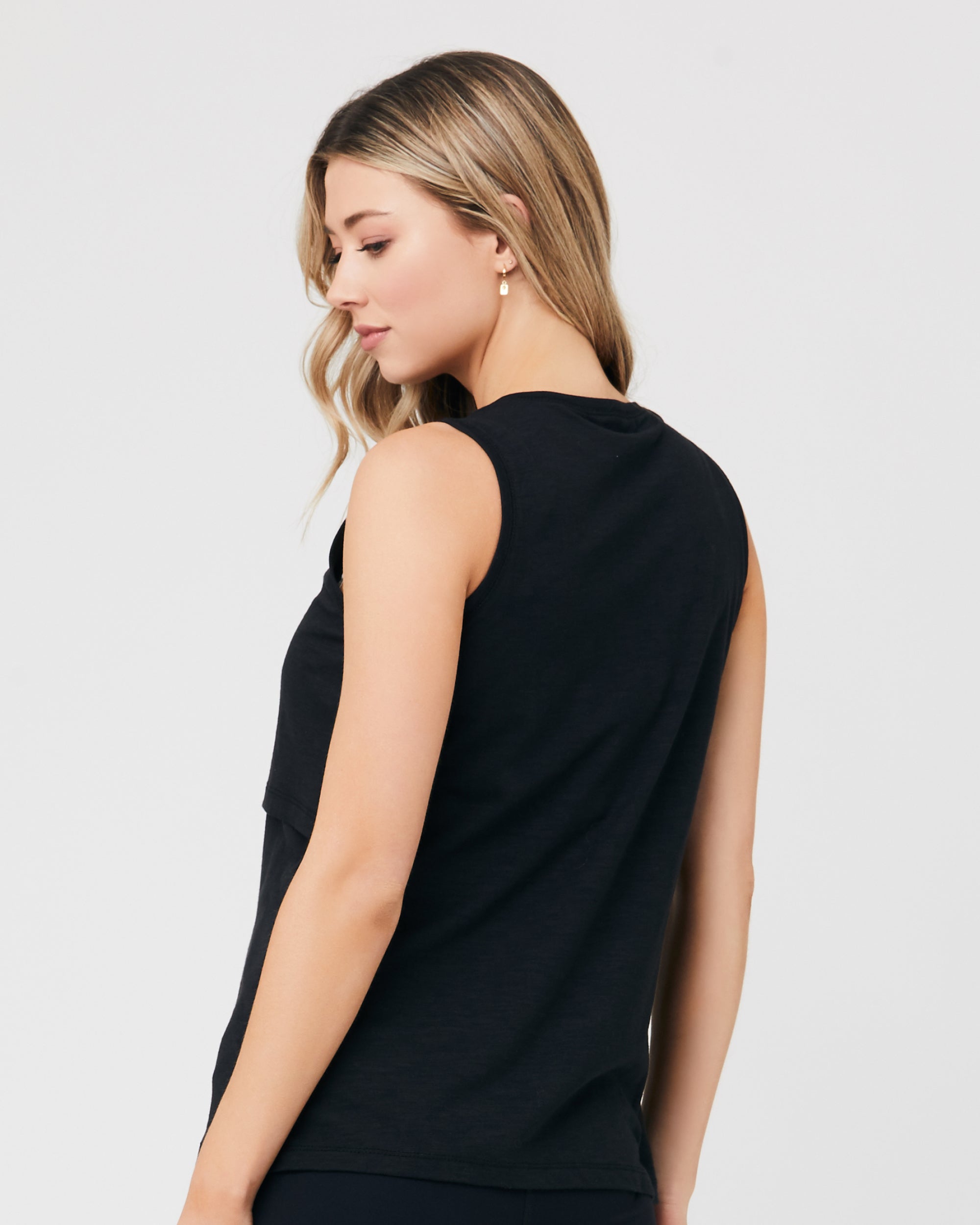 Richie Nursing Tank  Black