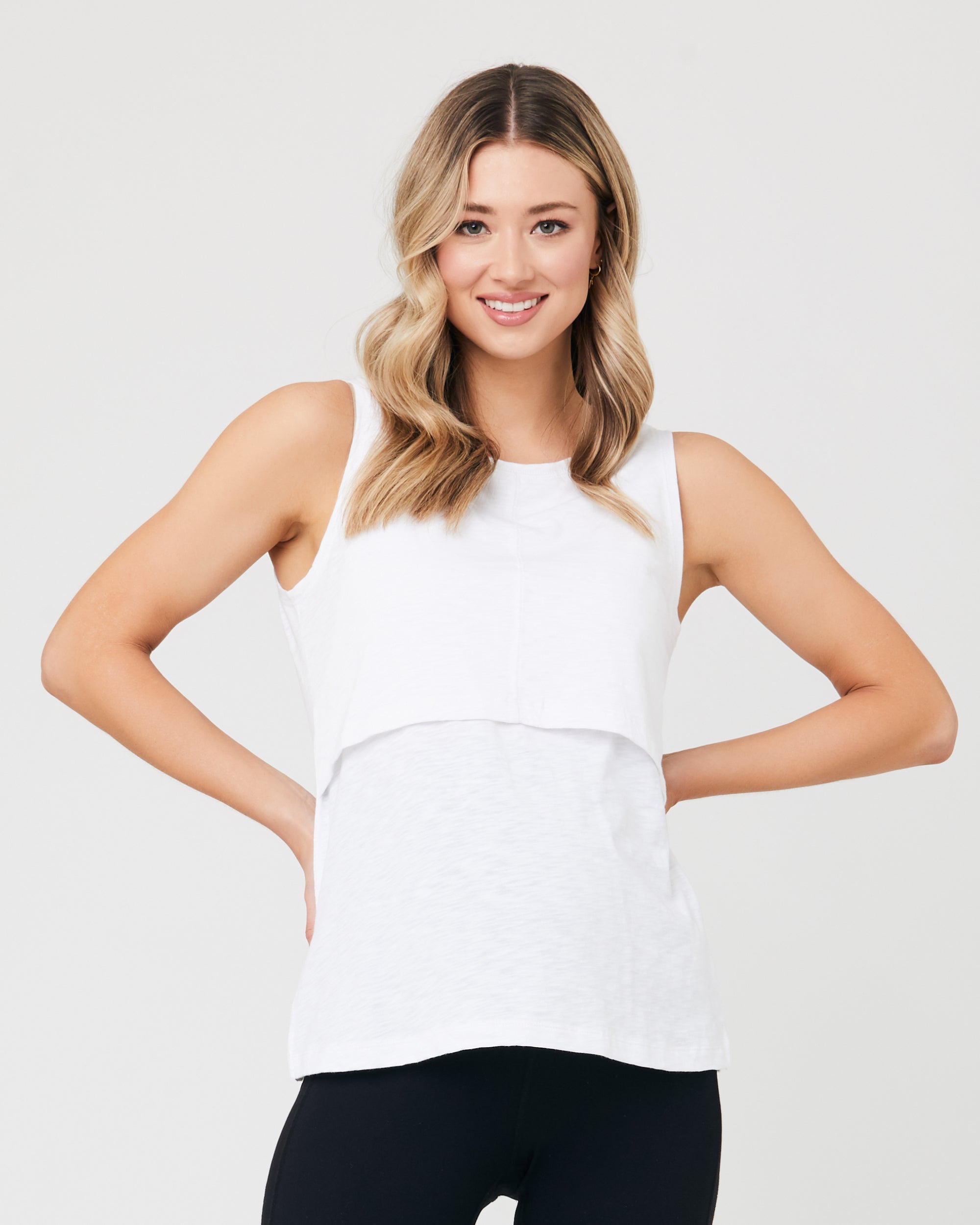 Richie Nursing Tank White