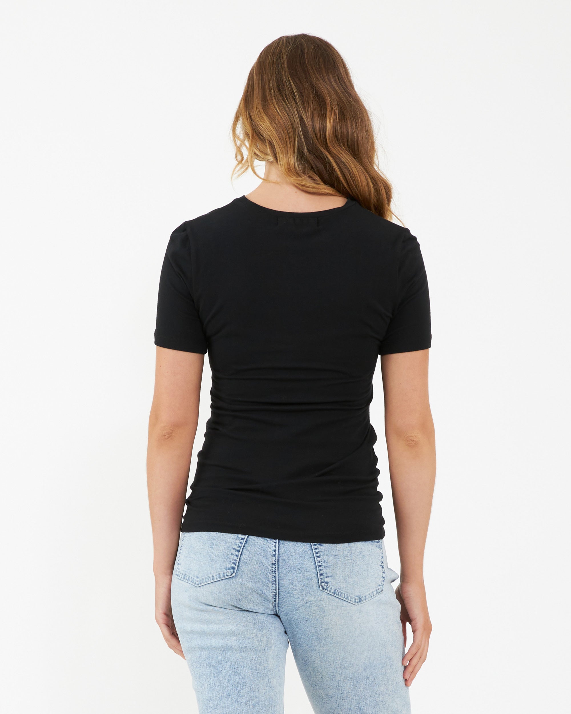 Organic Nursing Tee Black