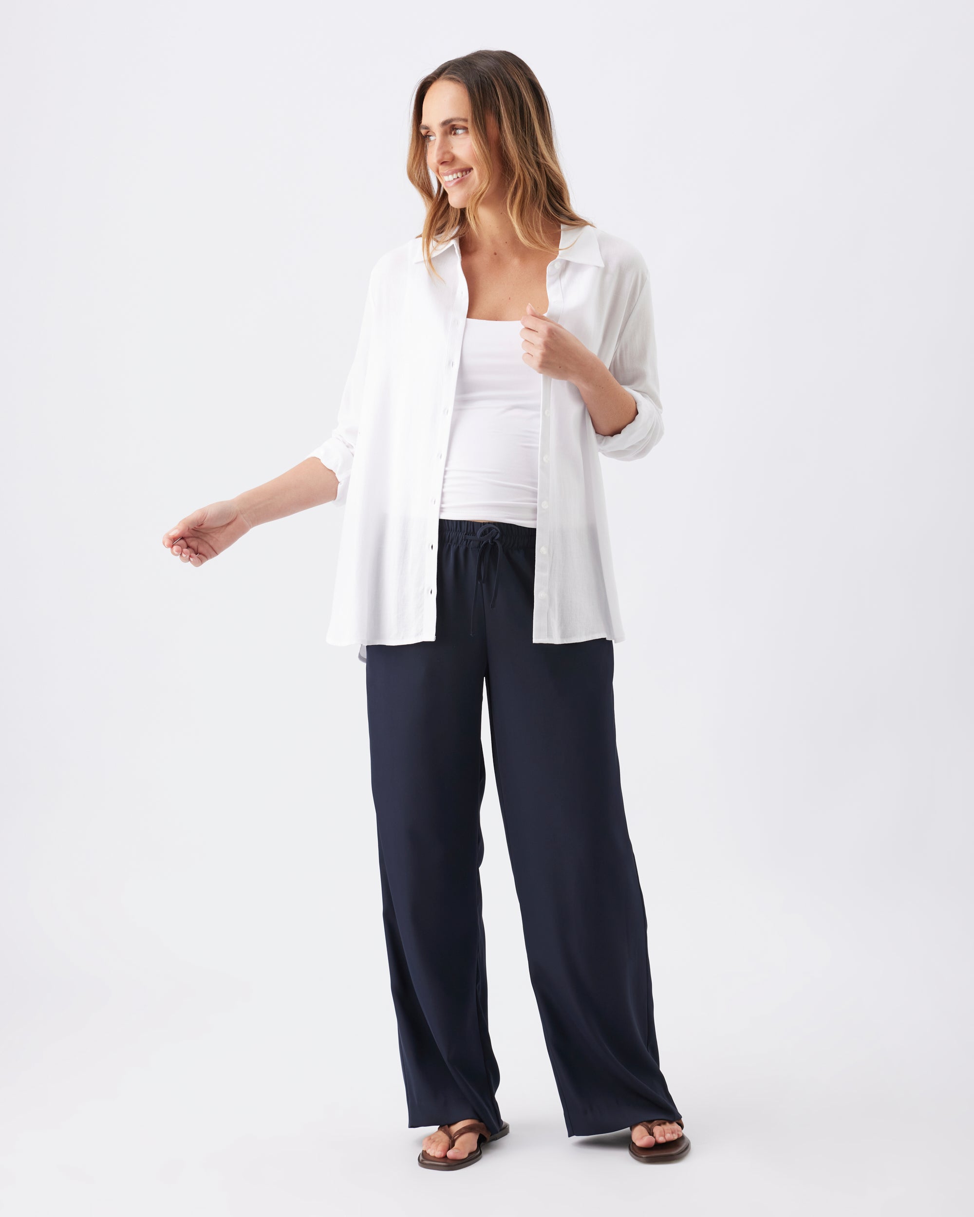 Clara Relaxed Shirt White