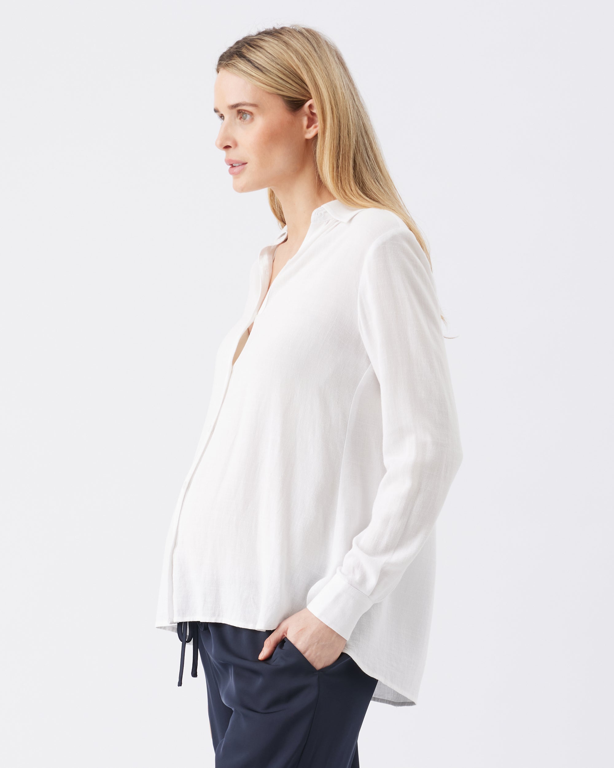 Clara Relaxed Shirt  White