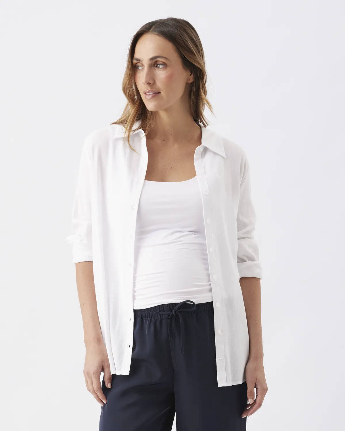 Clara Relaxed Shirt White