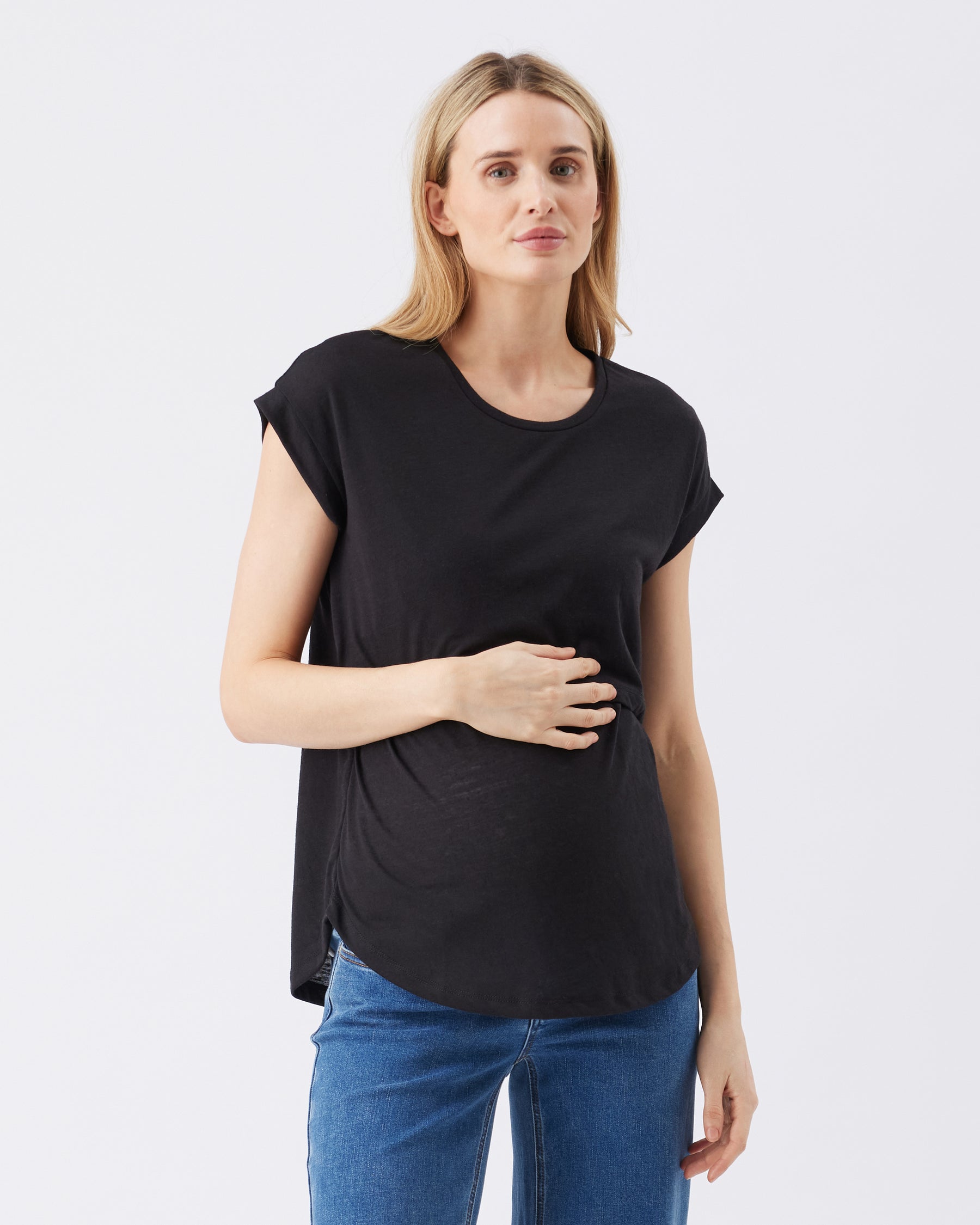 Ziggy Nursing Tee Black