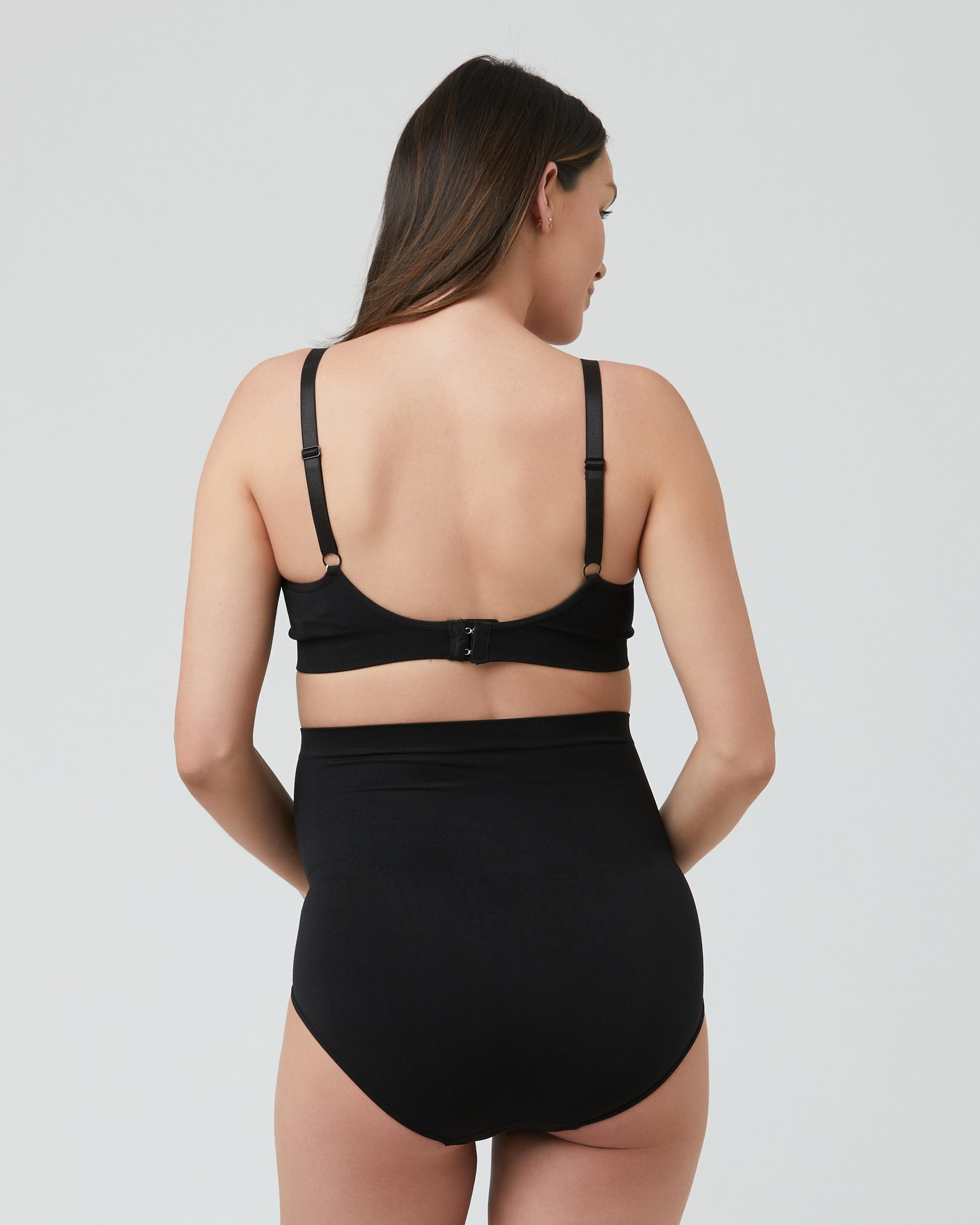 Seamless Nursing Bra Black