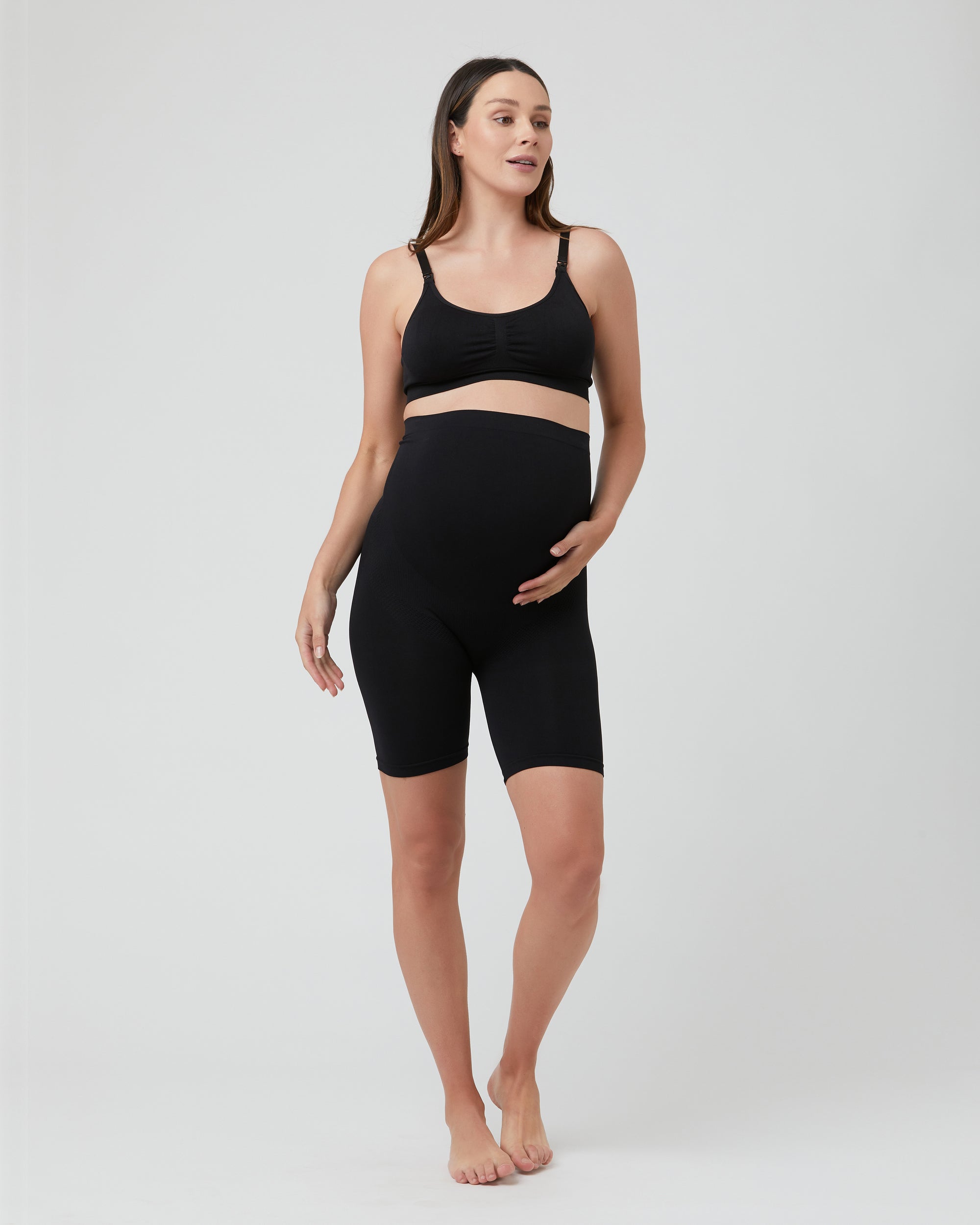 Seamless Nursing Bra Black