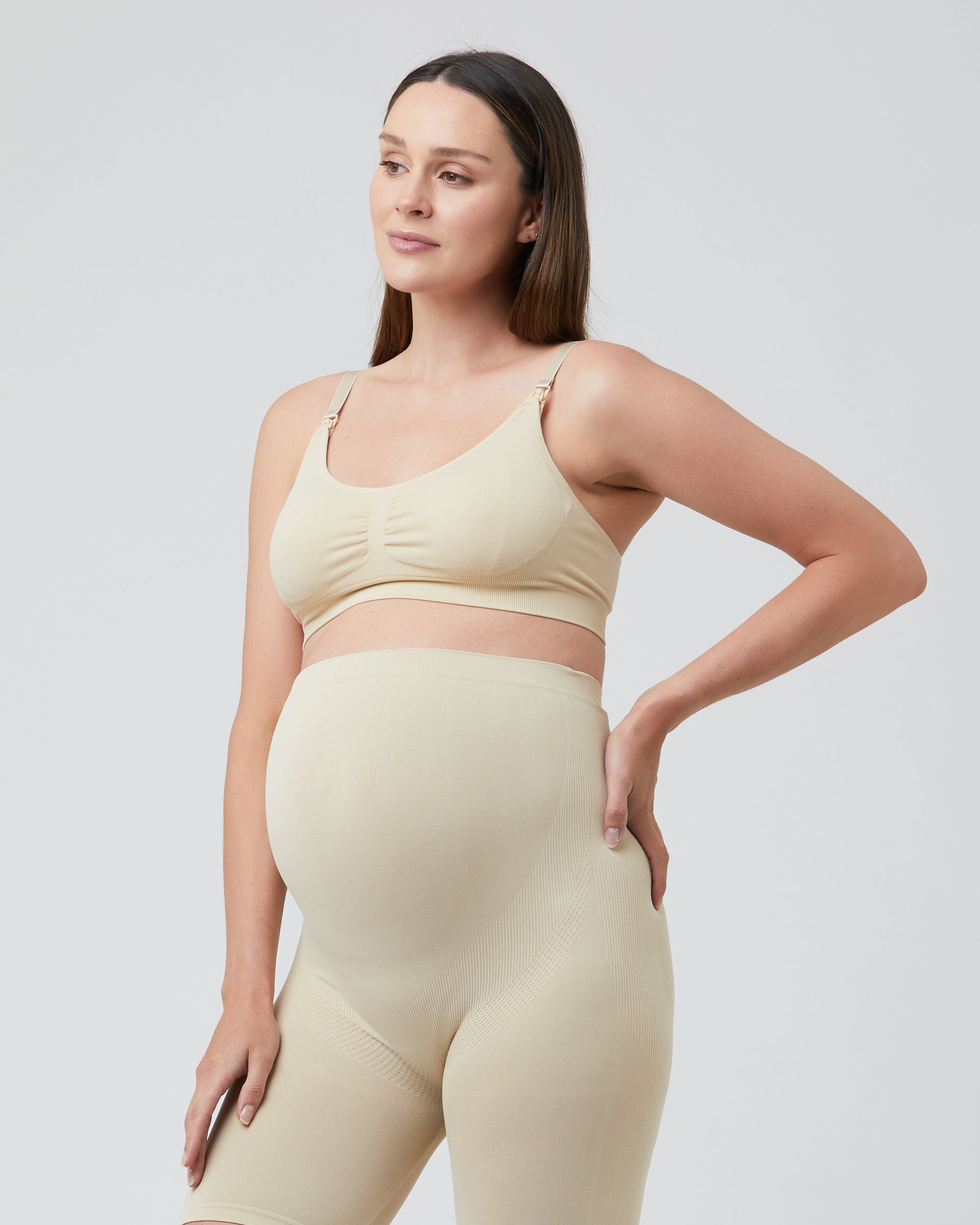 Seamless Nursing Bra Natural