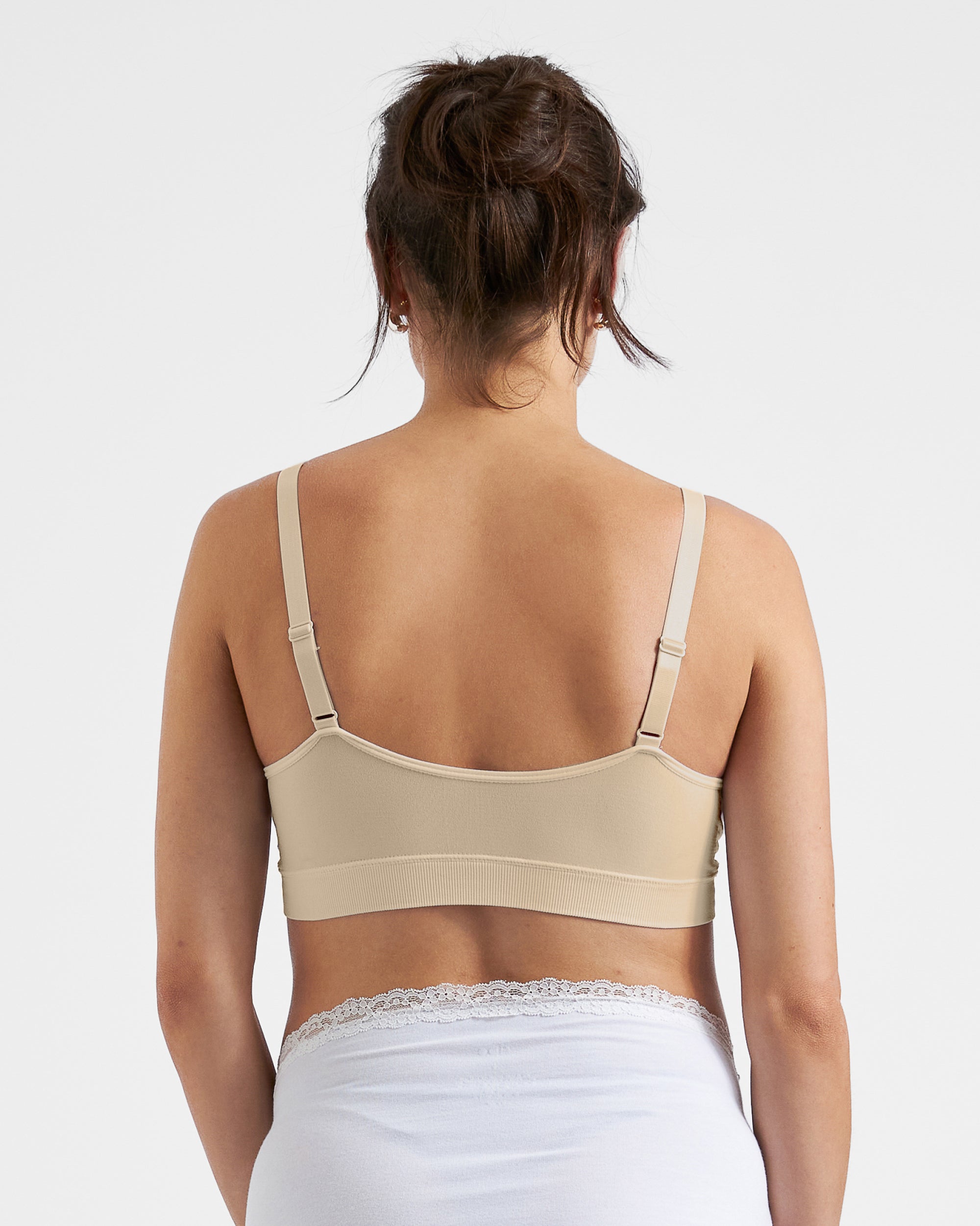 Seamless Nursing Bralette Natural