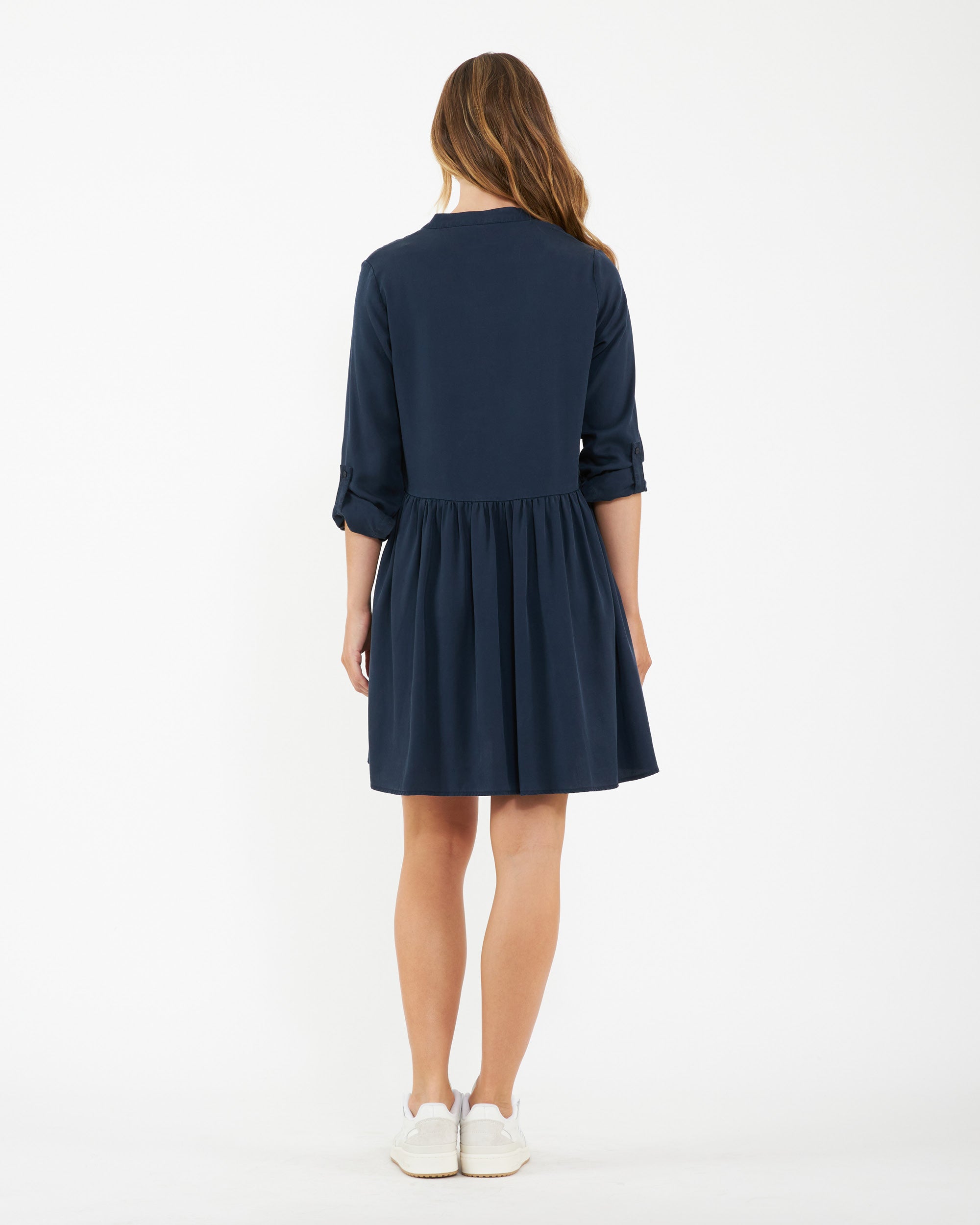 Demi Tencel Dress Navy