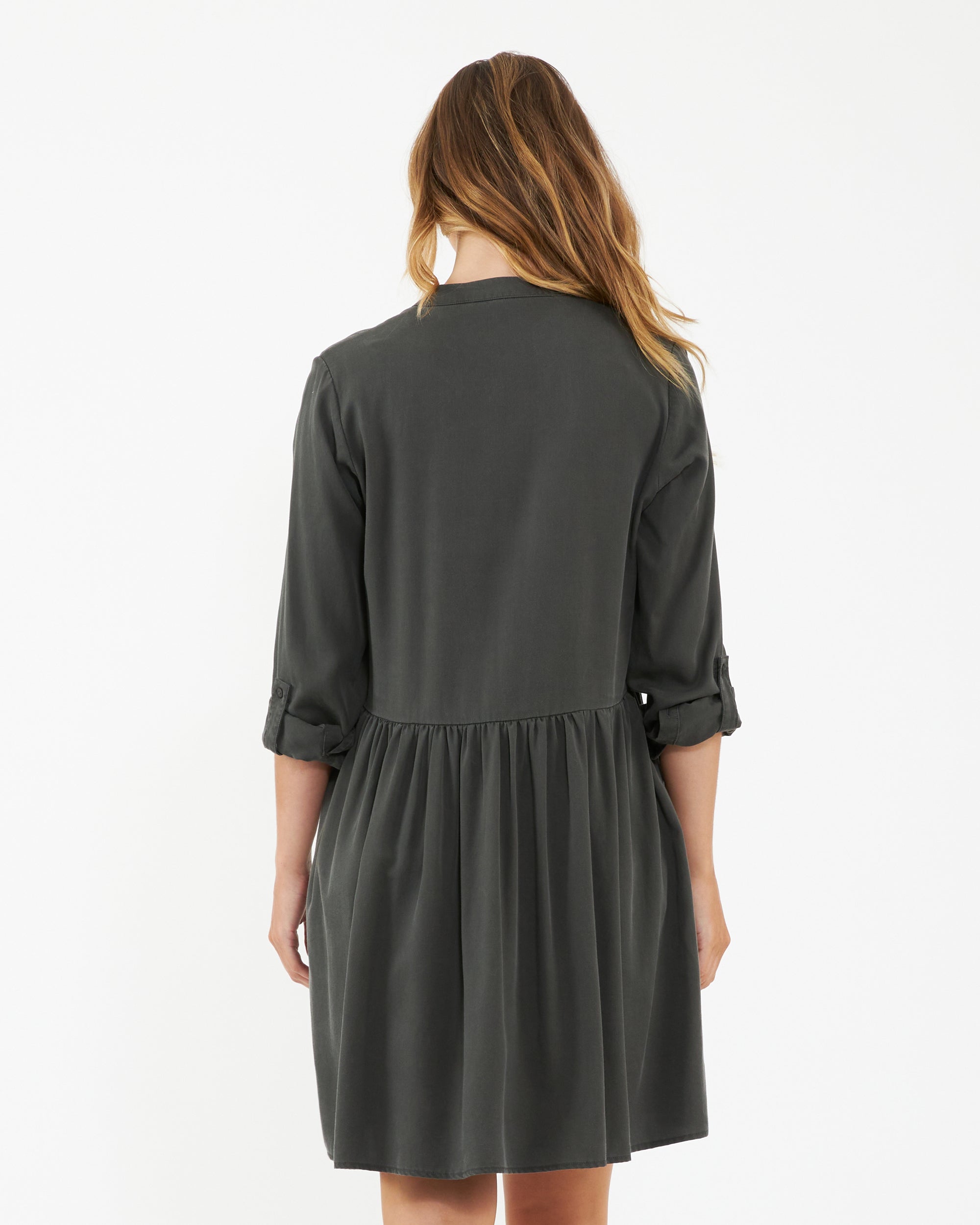 Demi Tencel Dress  Olive