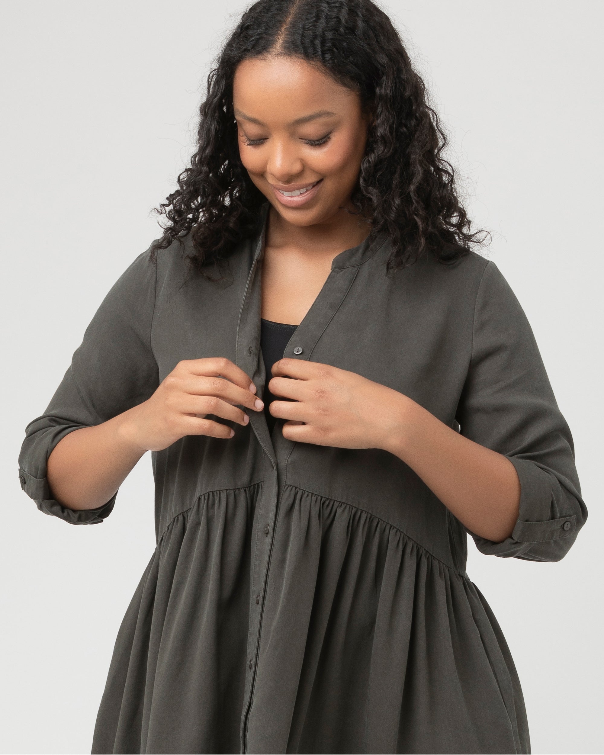 Demi Tencel Dress Olive