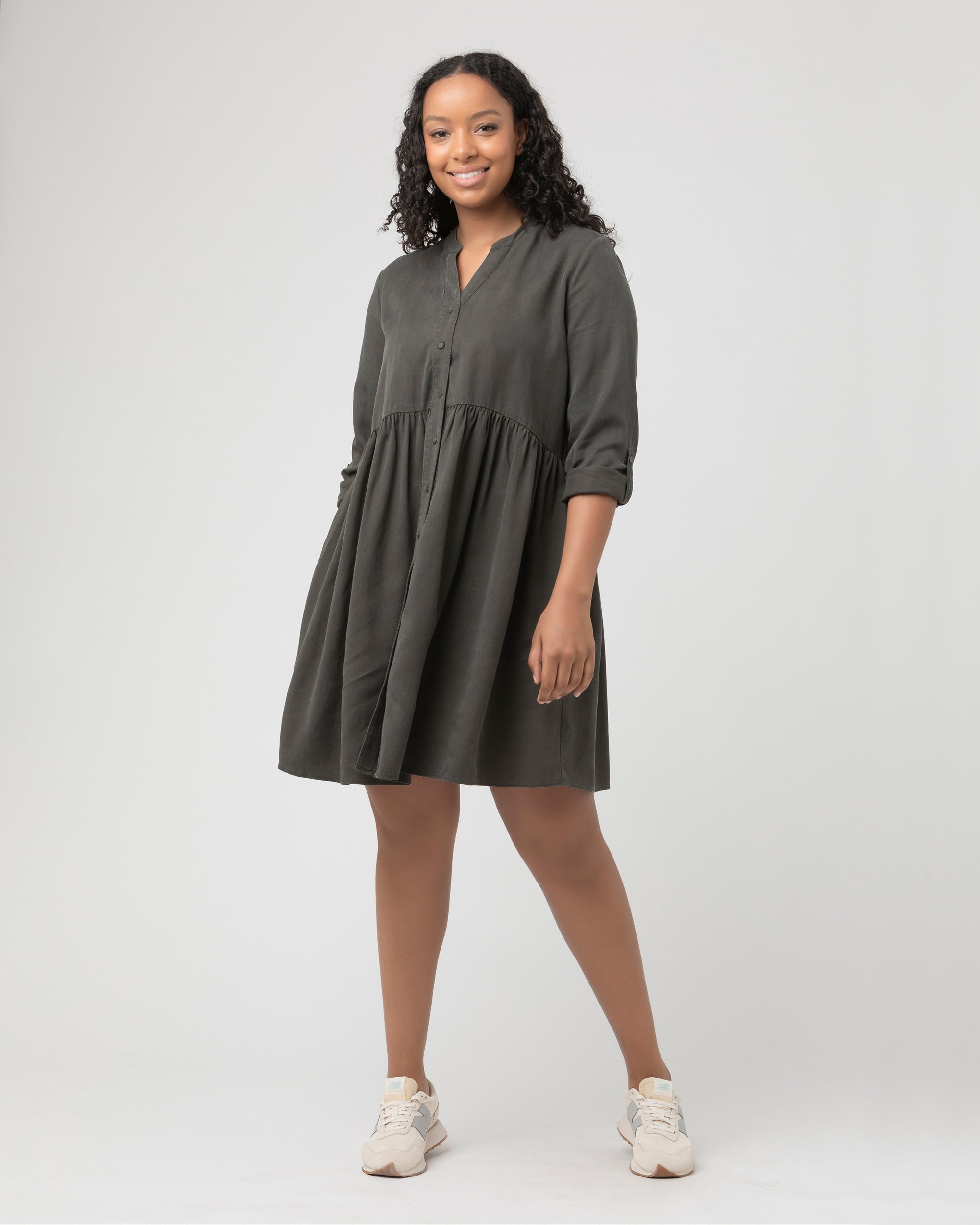 Demi Tencel Dress Olive