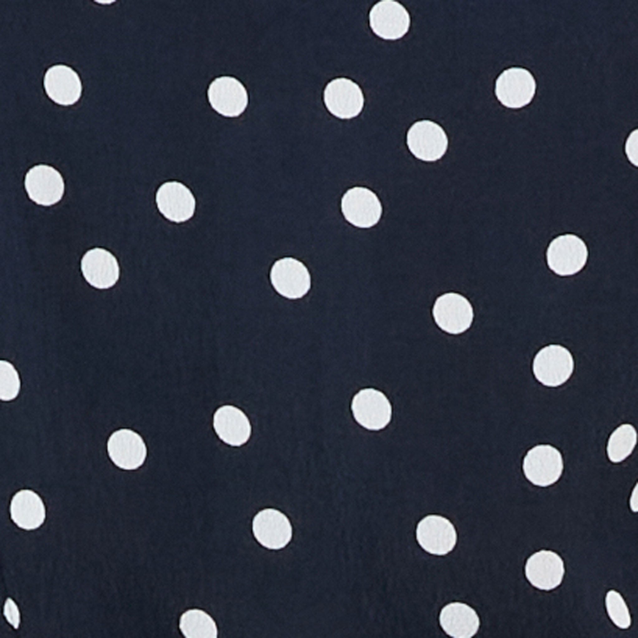 Spot Shirt Dress  Navy / White