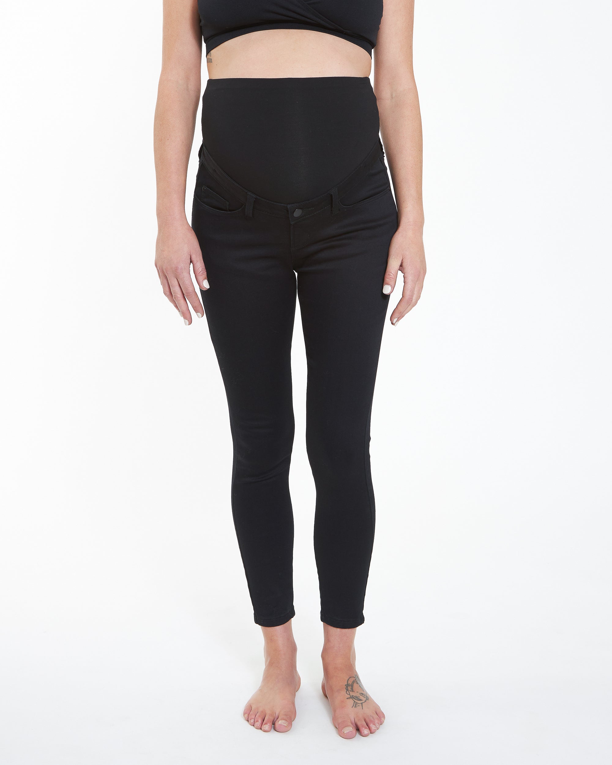 Rebel Ankle Grazer Jegging Black