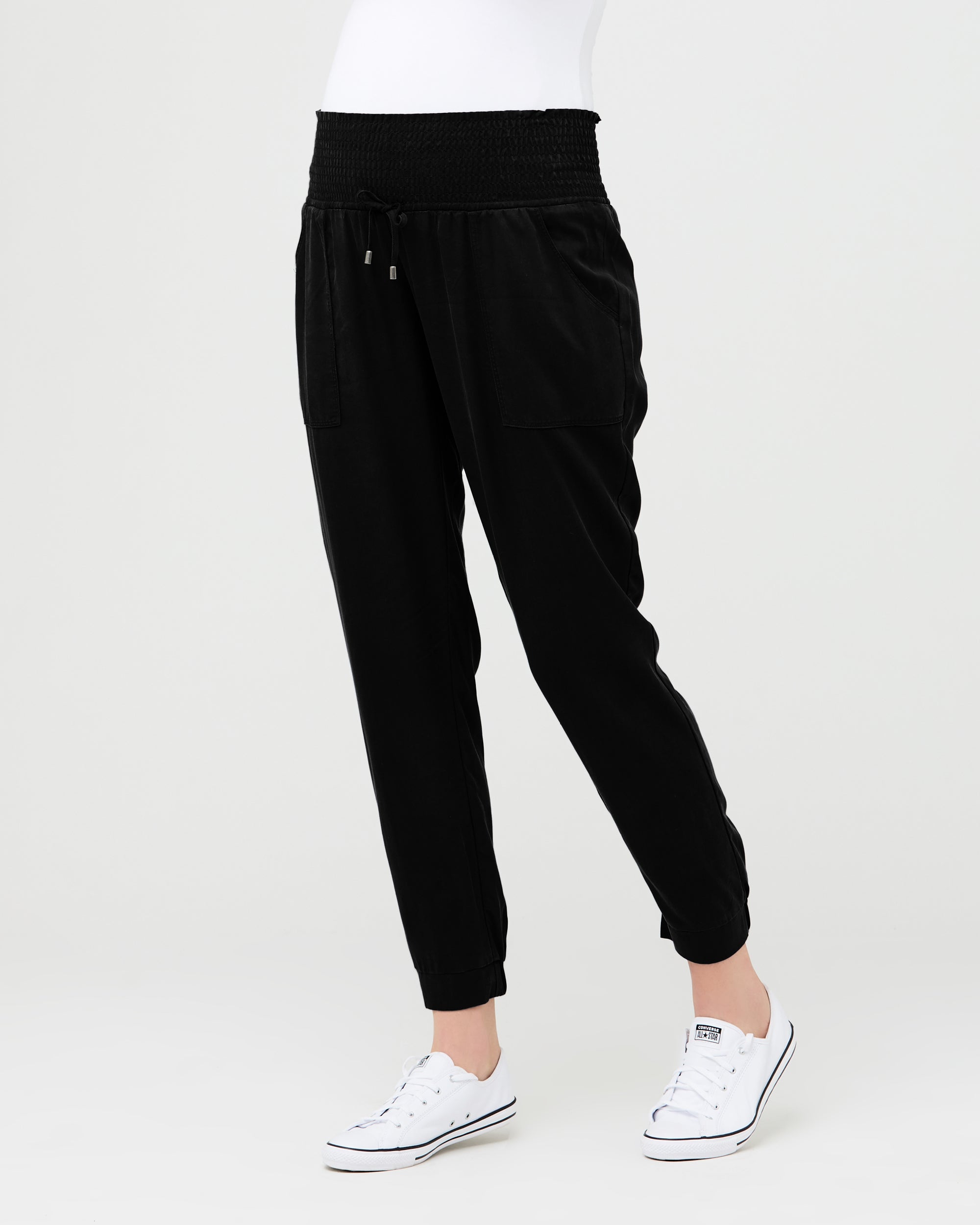 Tencel Off Duty Pant Black