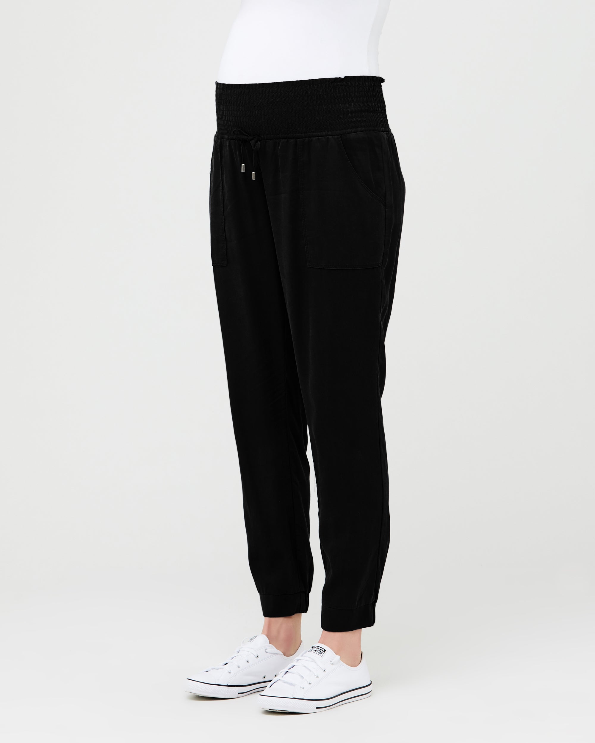 Tencel Off Duty Pant Black