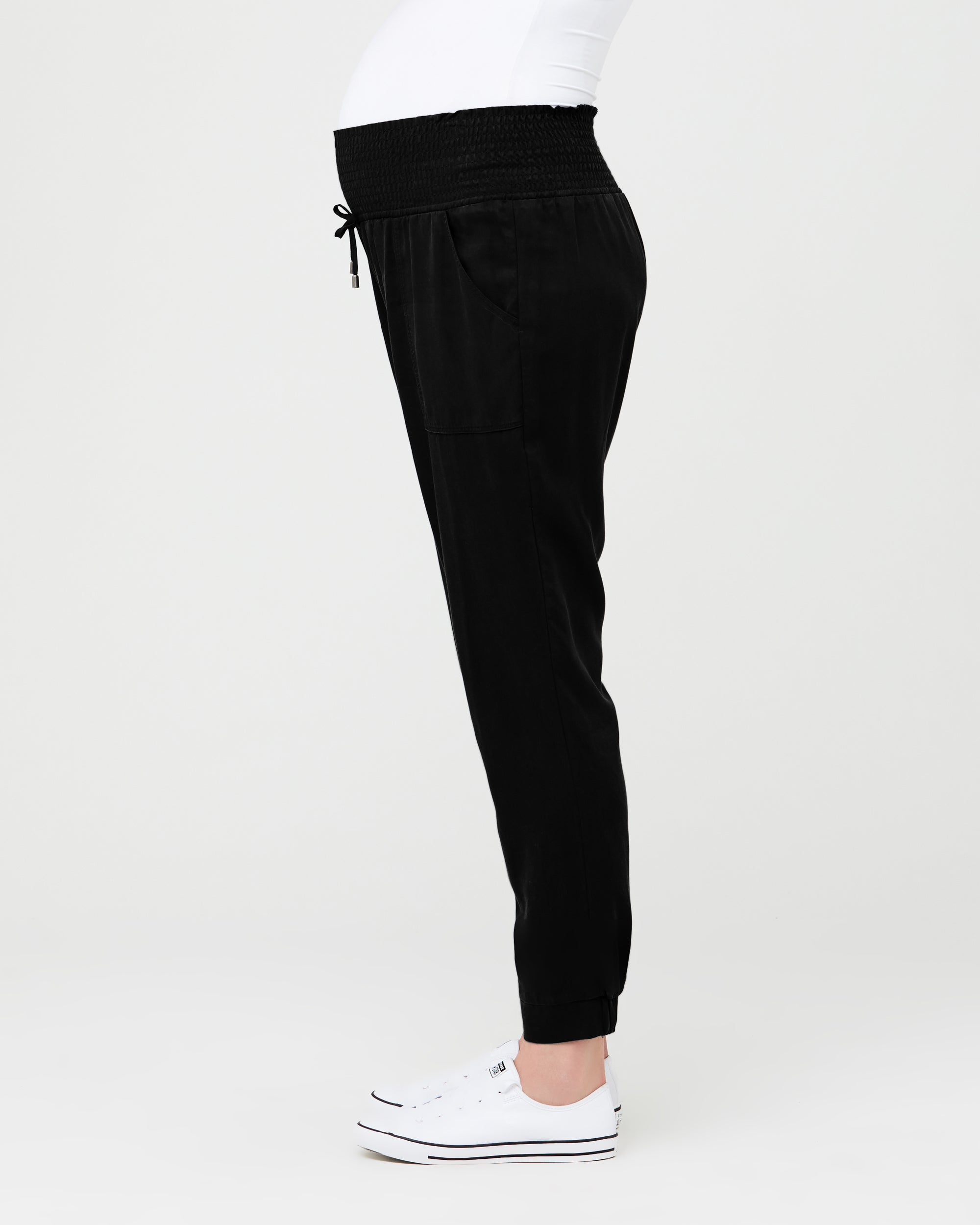 Tencel Off Duty Pant Black