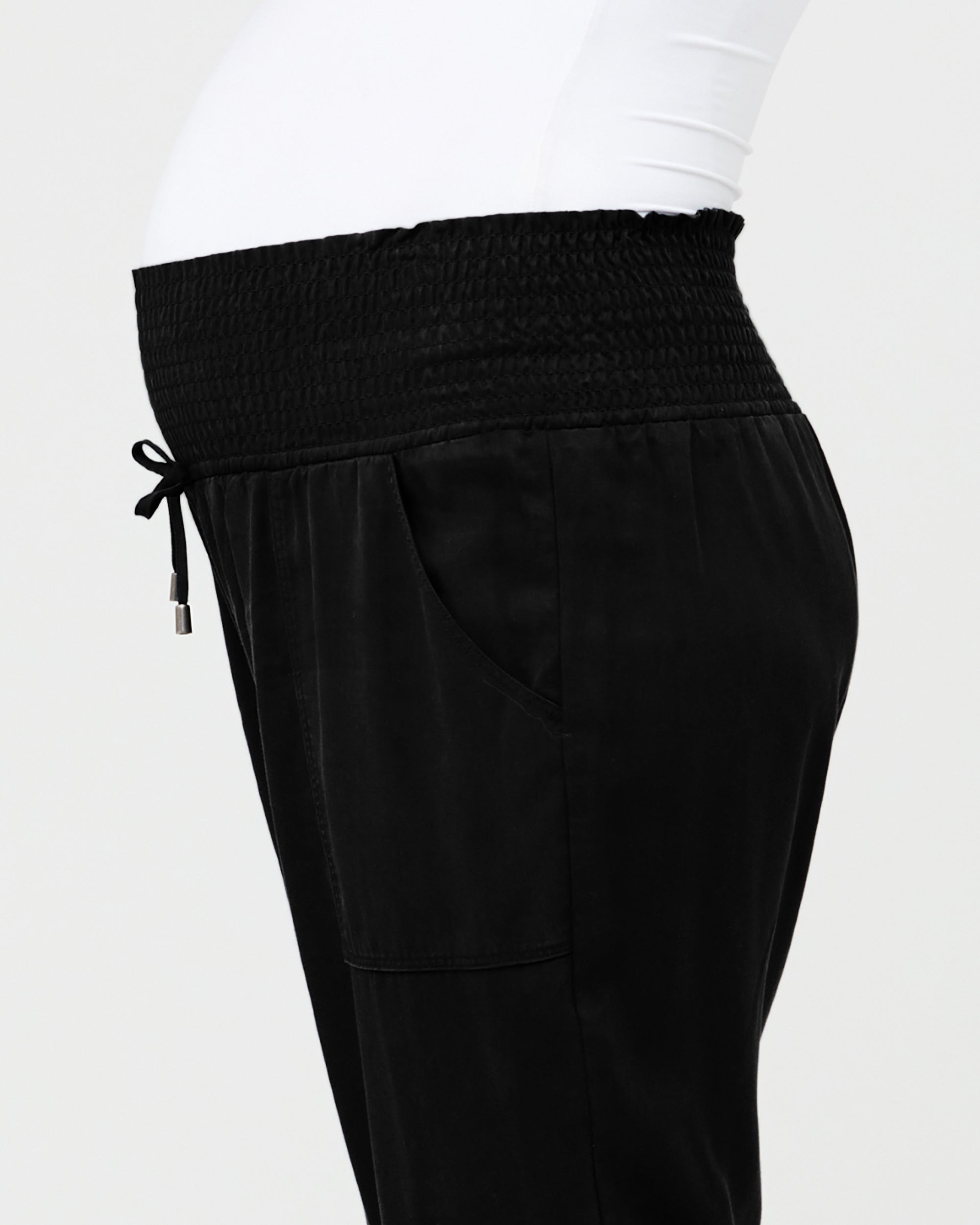 Tencel Off Duty Pant Black