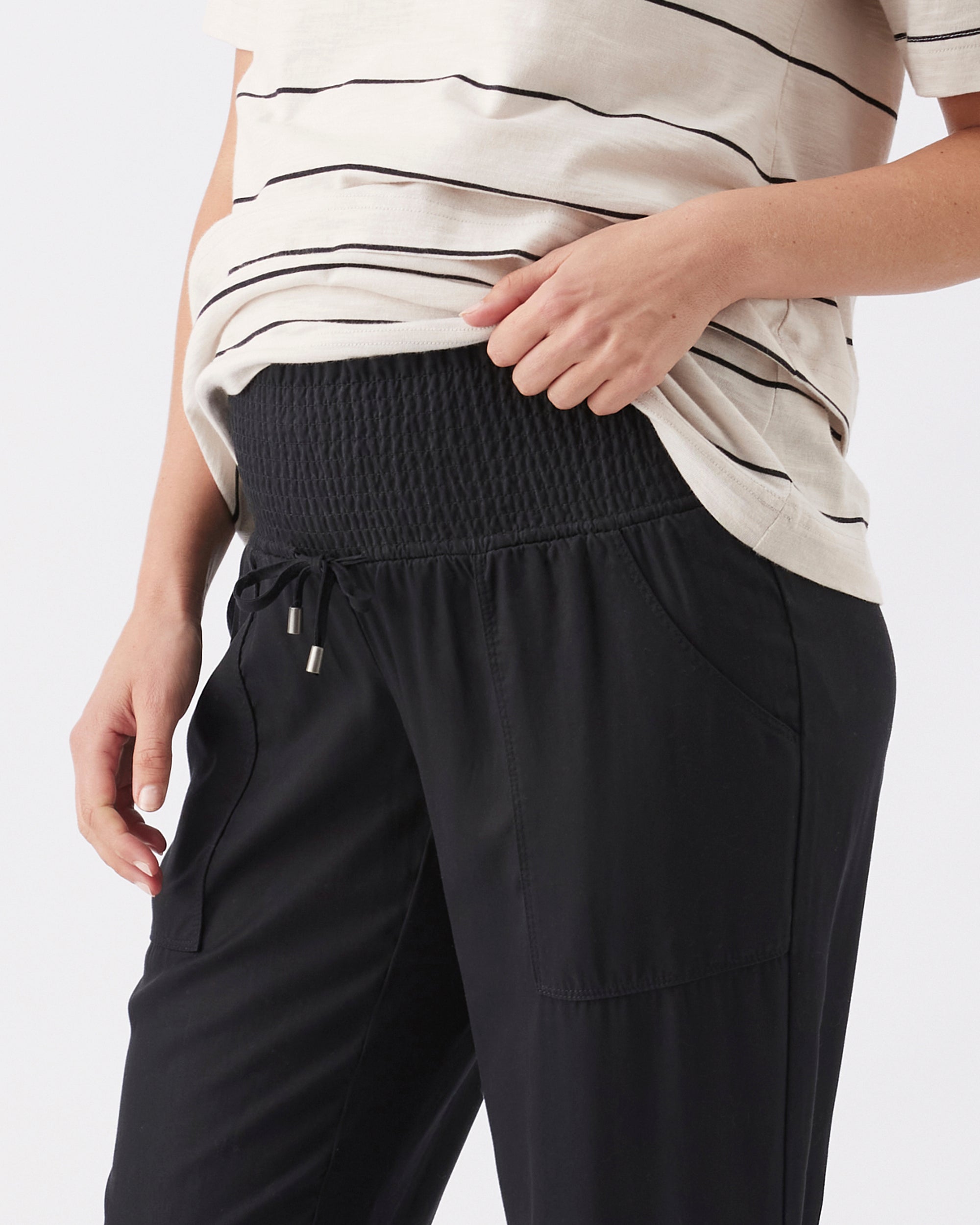 Tencel Off Duty Pant Black