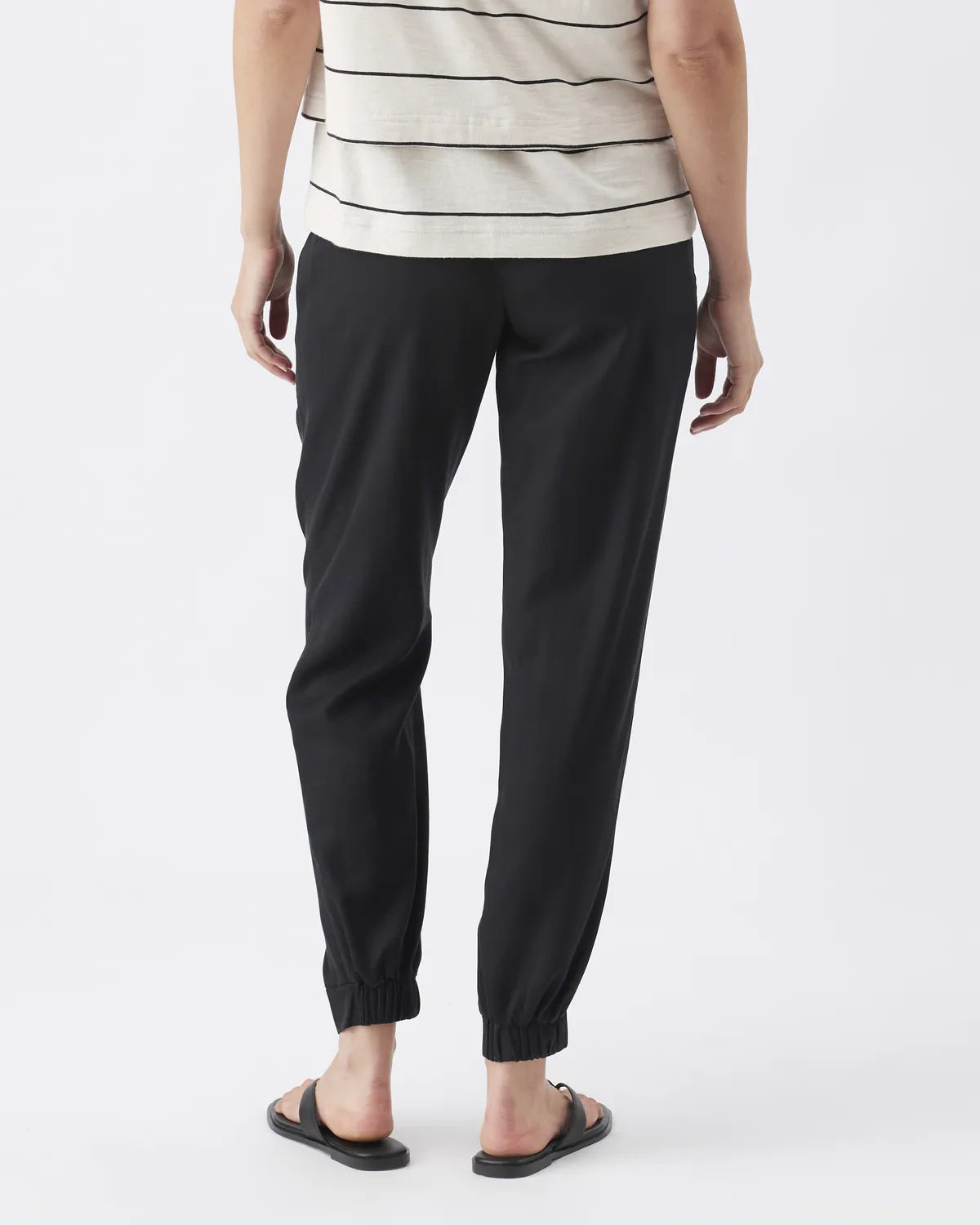 Tencel Off Duty Pant Black