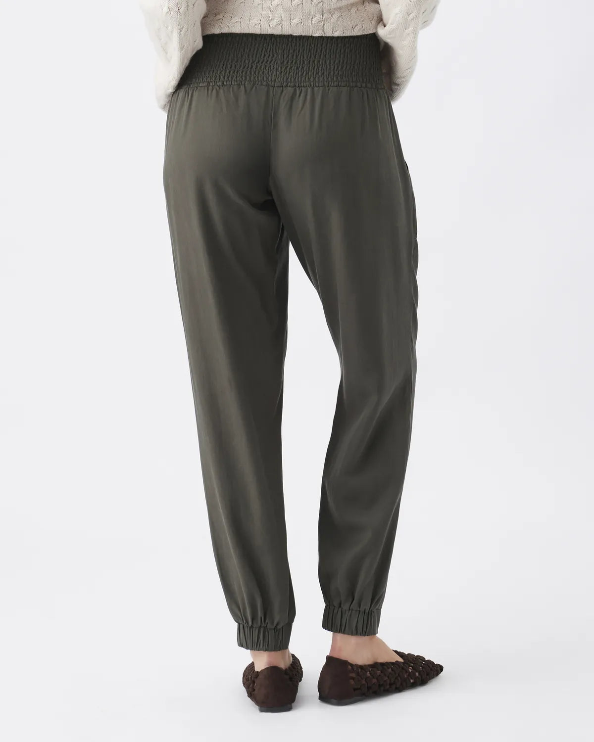 Tencel Off Duty Pant Olive
