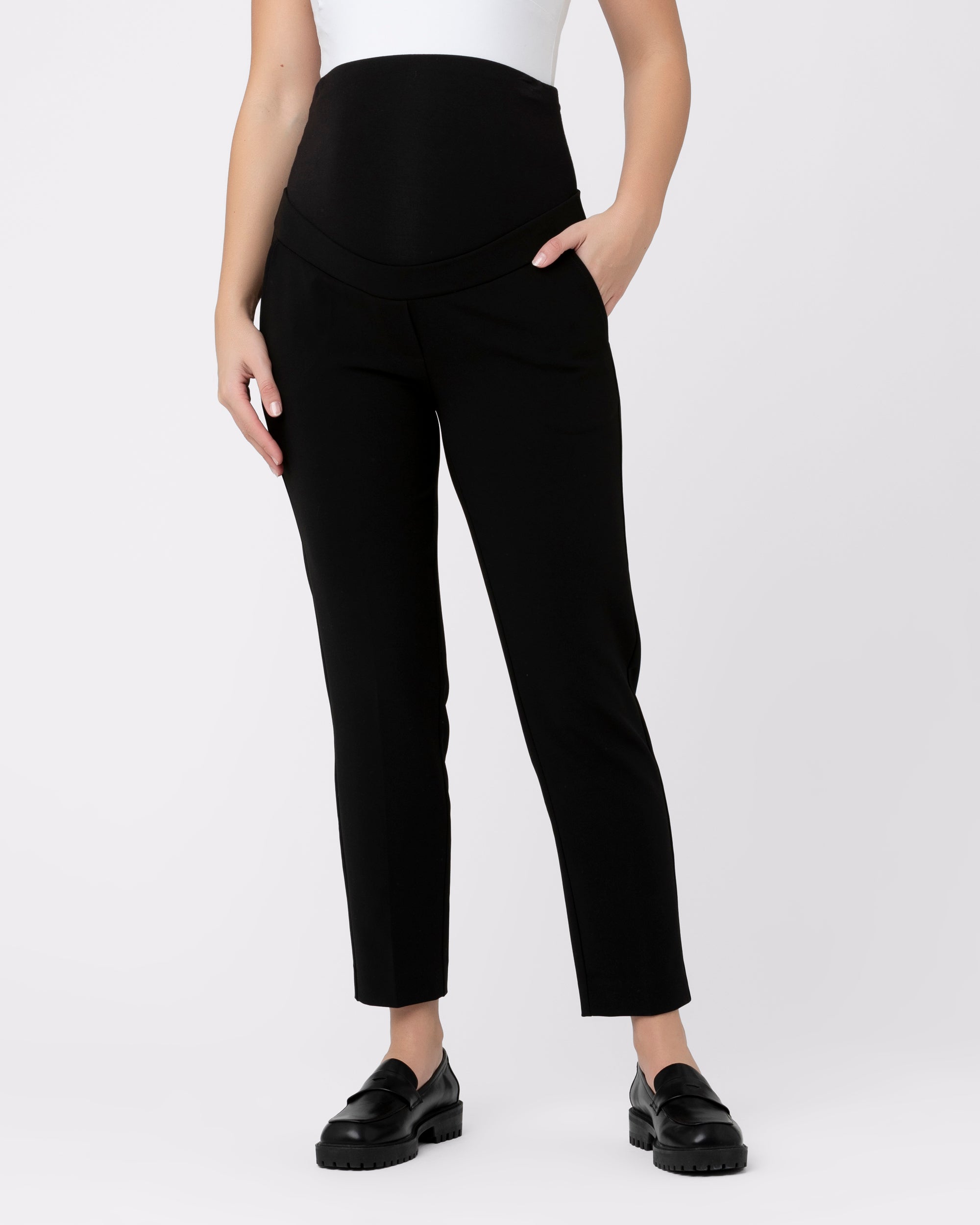 Alexa Classic Crop Pant Black