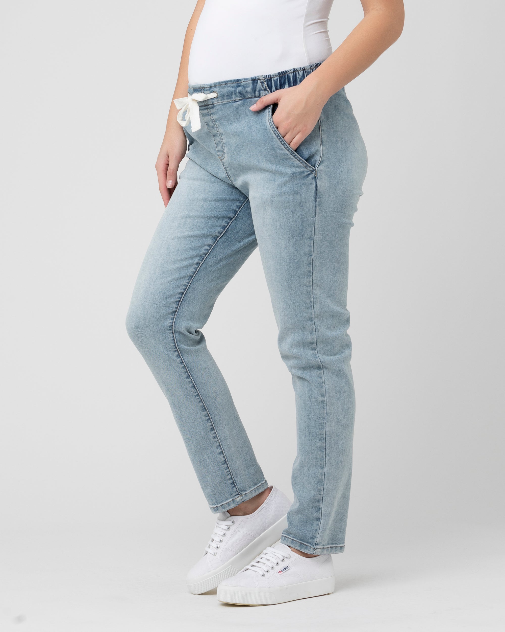 Denim Jogger Light Blue