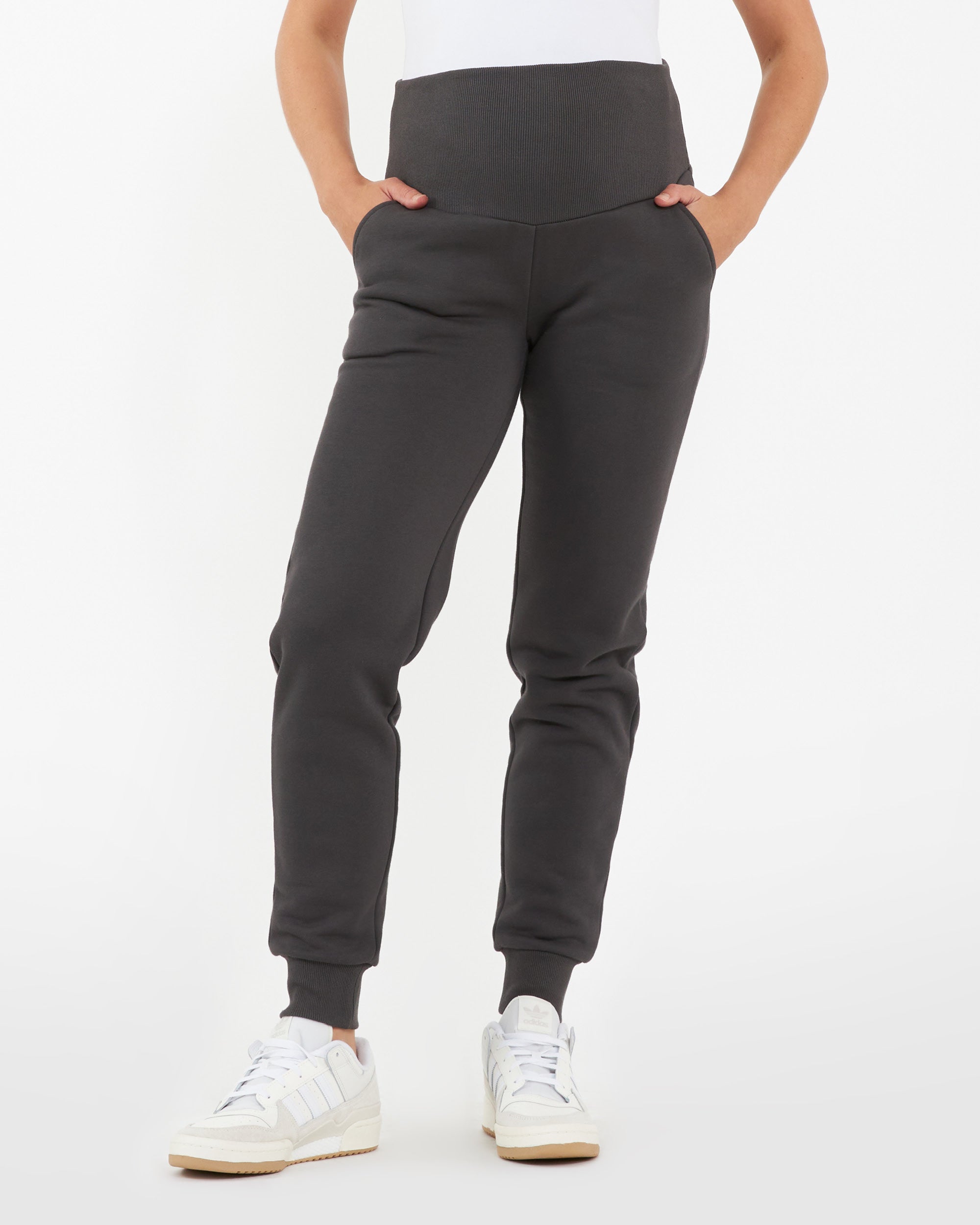 Taylor Over Tummy Joggers Slate