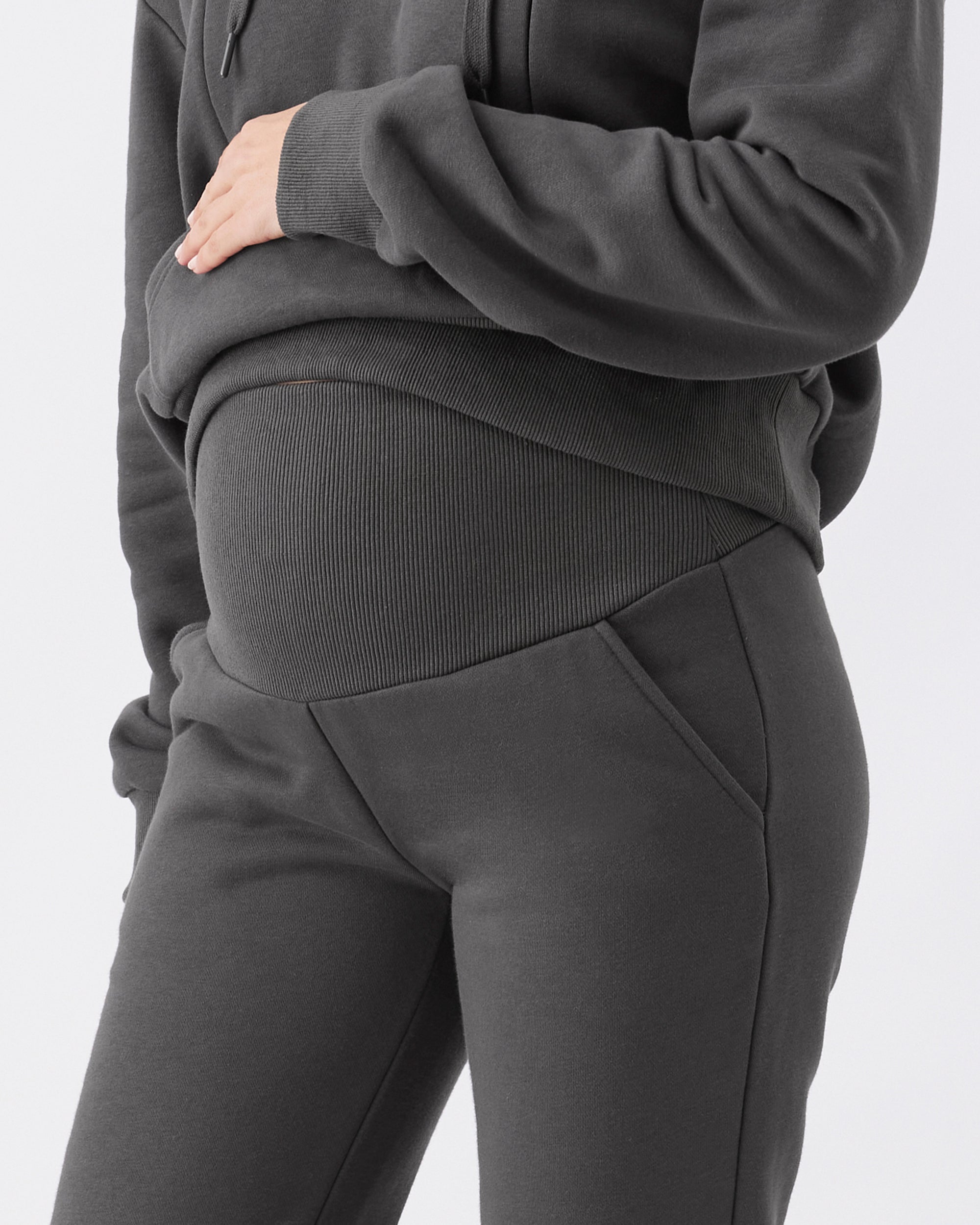 Taylor Over Tummy Joggers Slate
