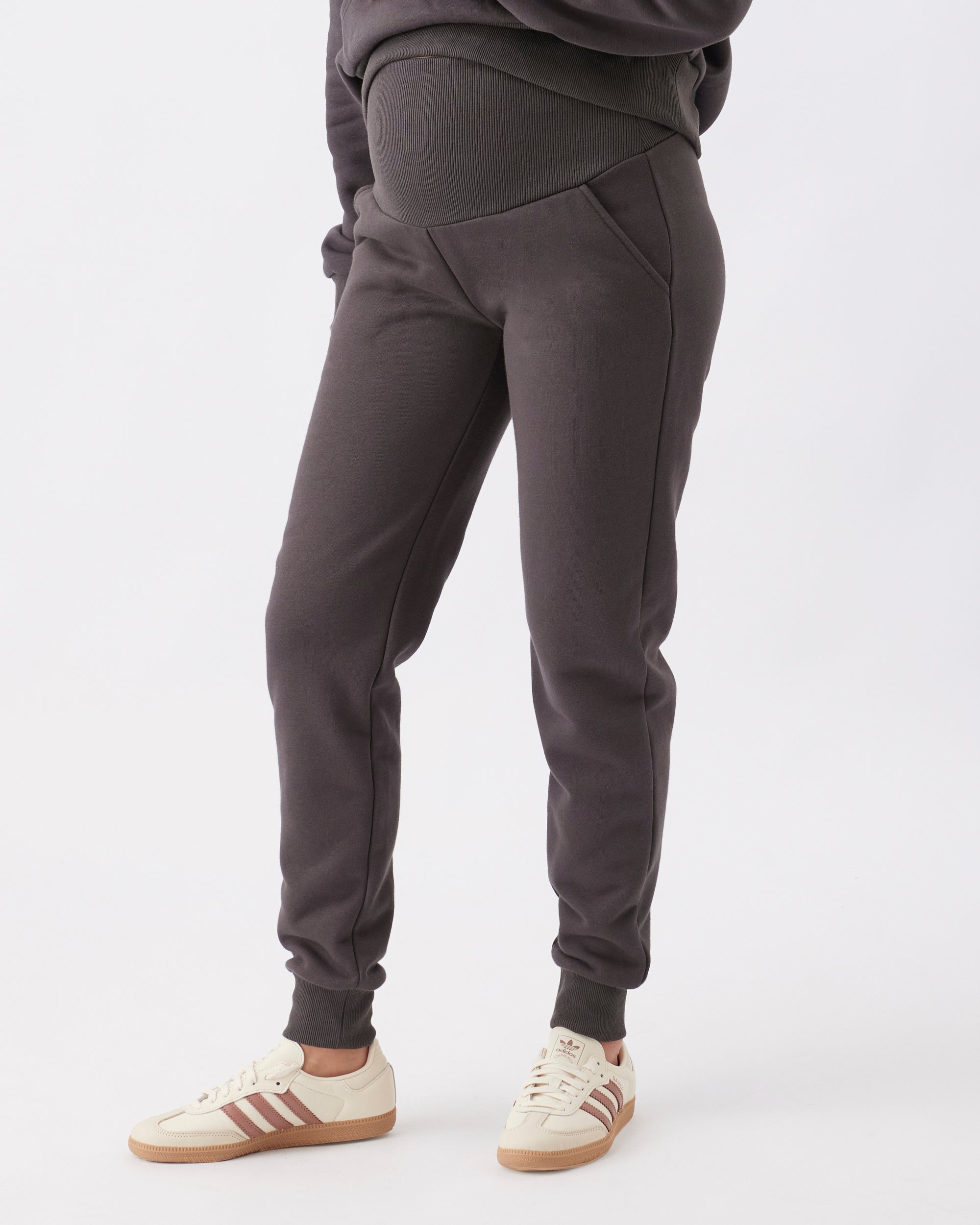 Taylor Over Tummy Joggers Slate