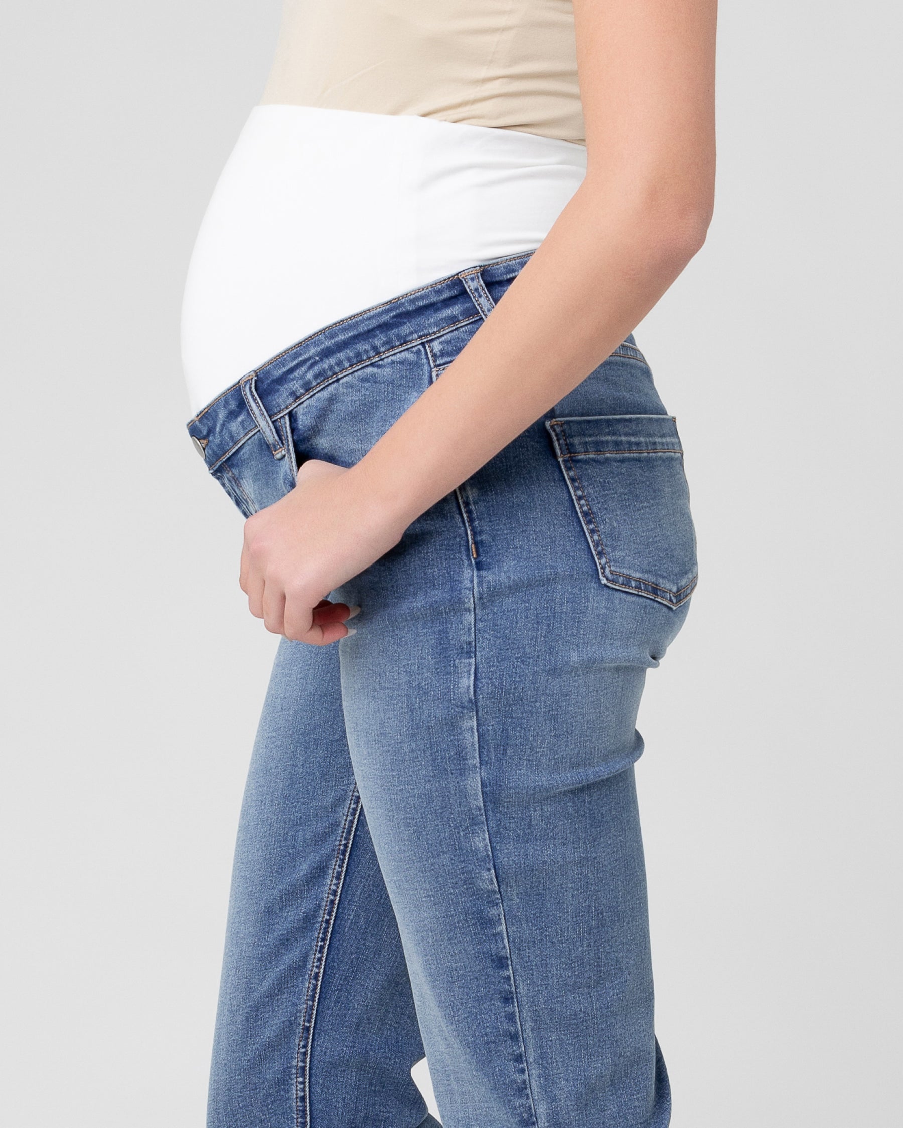 Hunter Over Bump Jean Blue