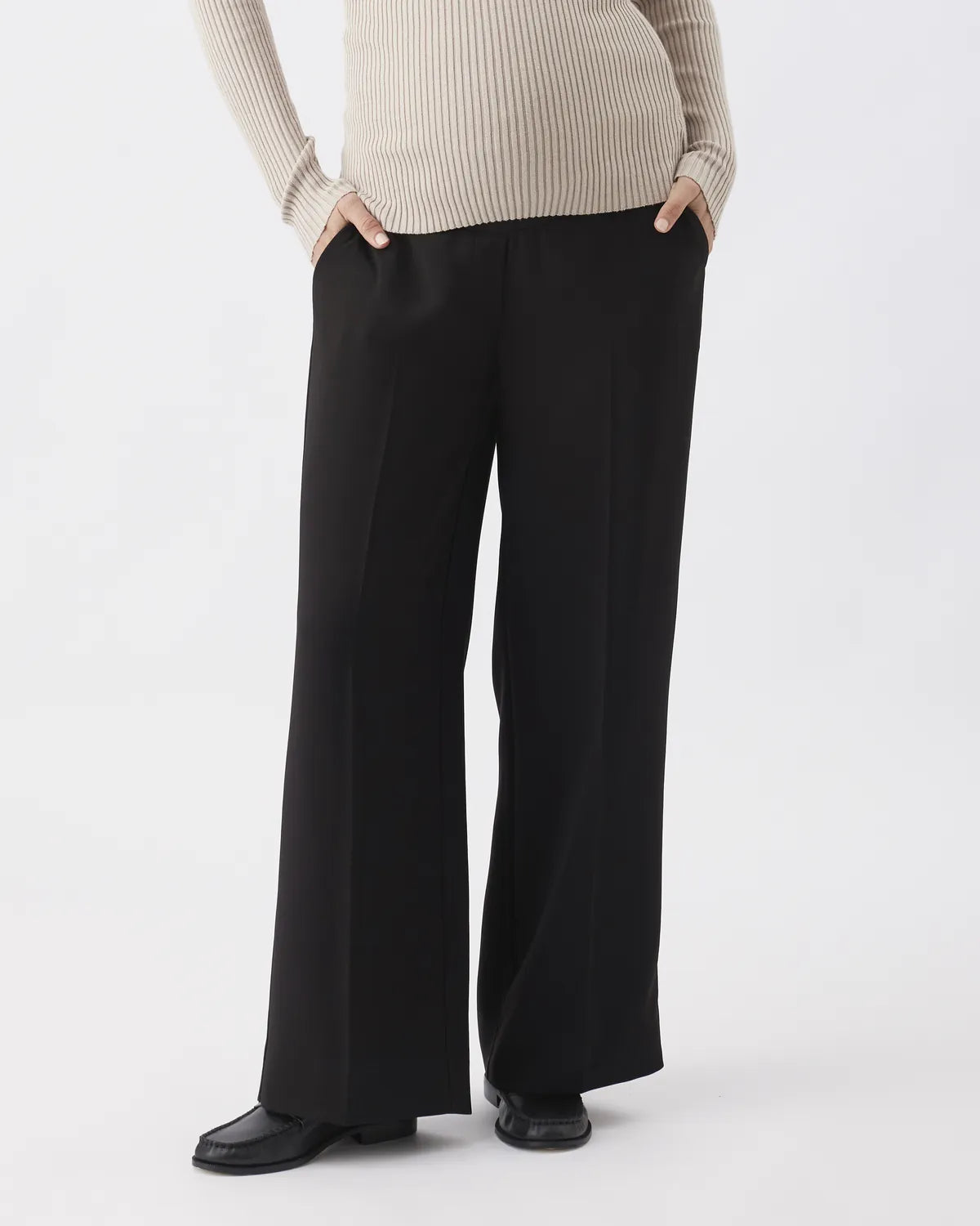 Alexa Wide Leg Pant Black