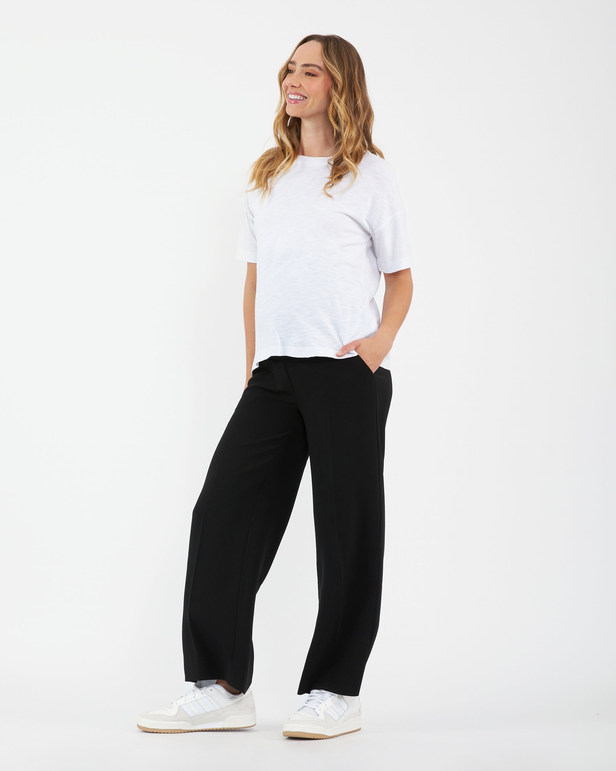 Alexa Wide Leg Pant  Black