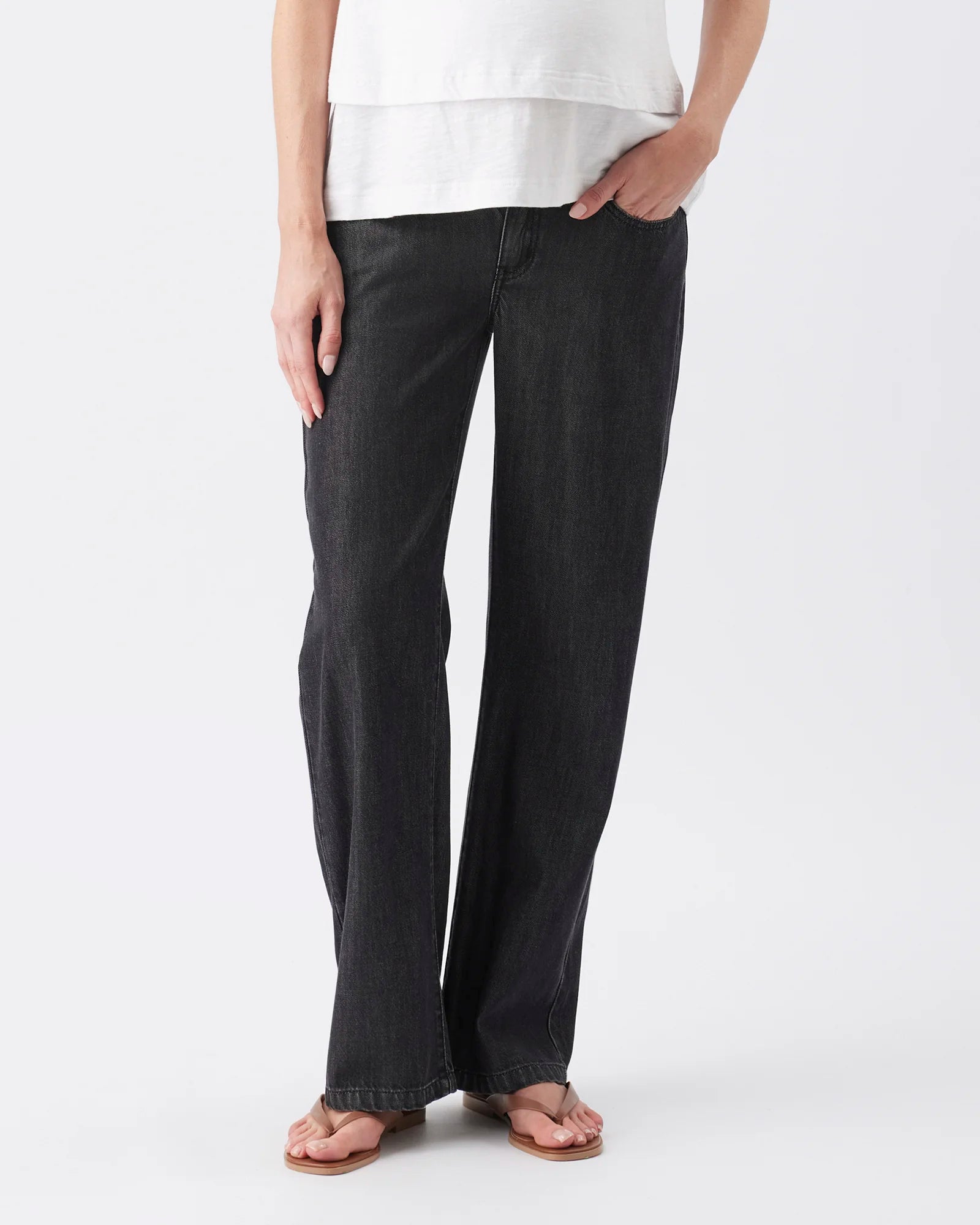 Billie Elastic Waist Jean Black