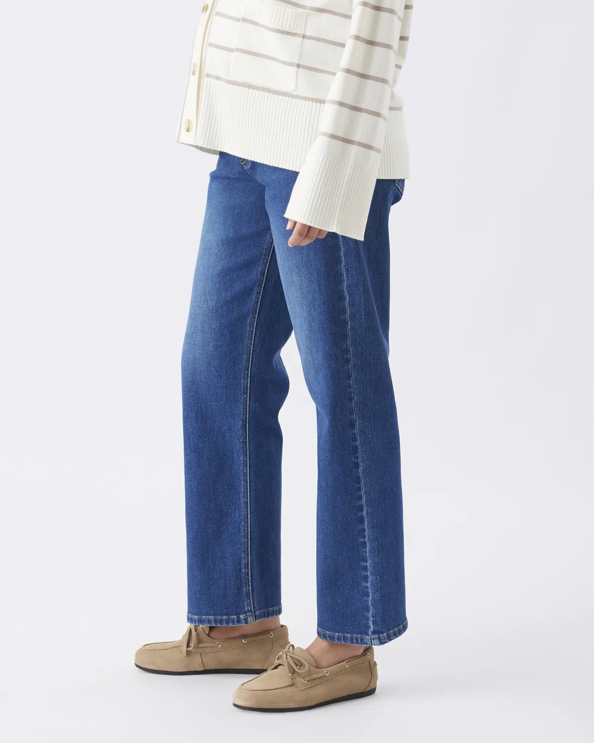 Teddy Straight Jean Indigo Blue