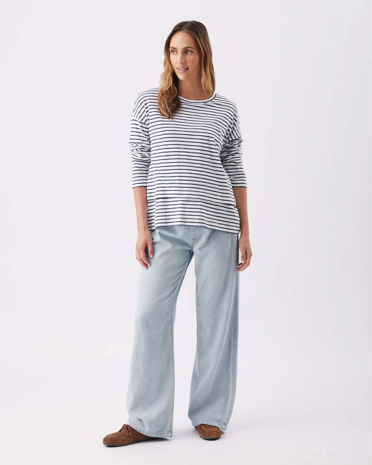 Billie Over Bump Jean Light Wash