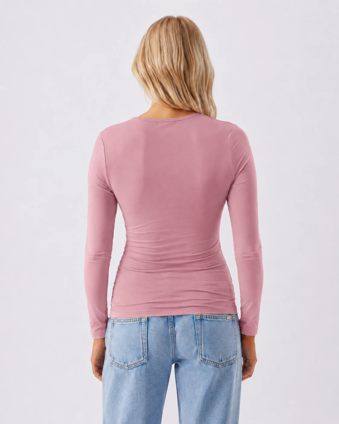 Luxe Knit Nursing Top Pink