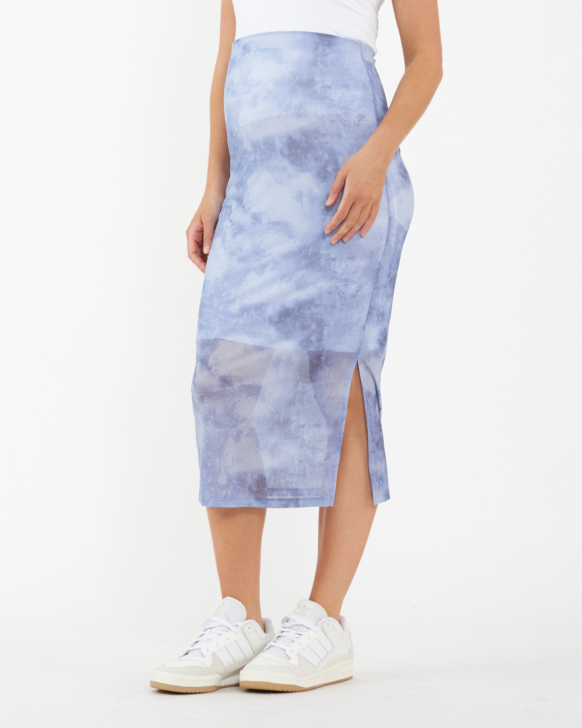 Marni Mesh Skirt Sky Blue