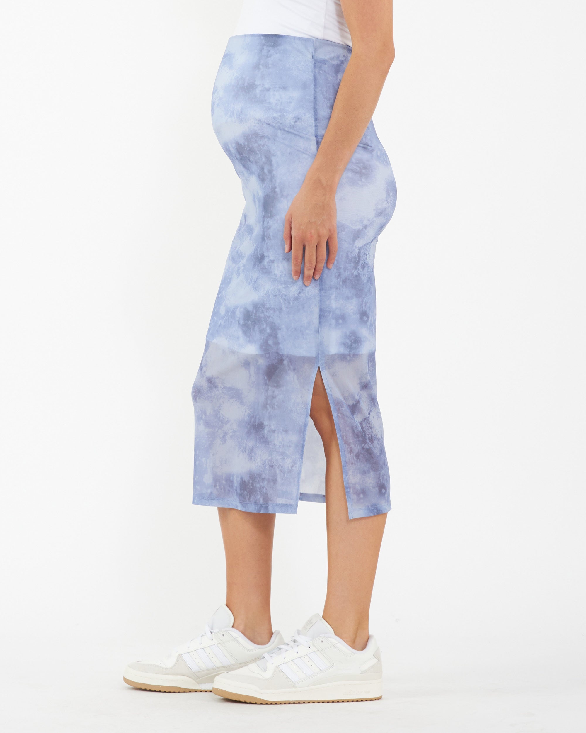 Marni Mesh Skirt Sky Blue