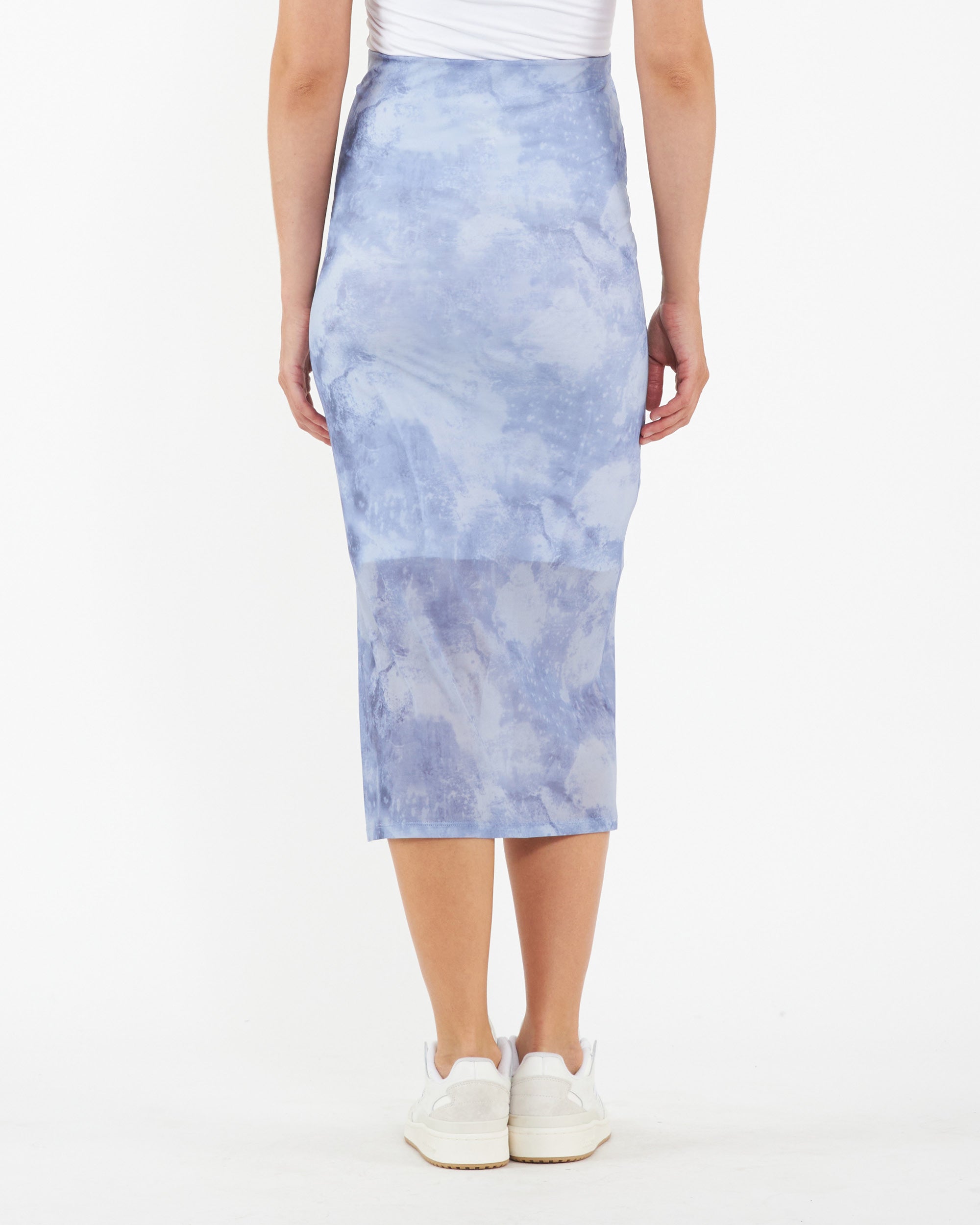 Marni Mesh Skirt Sky Blue